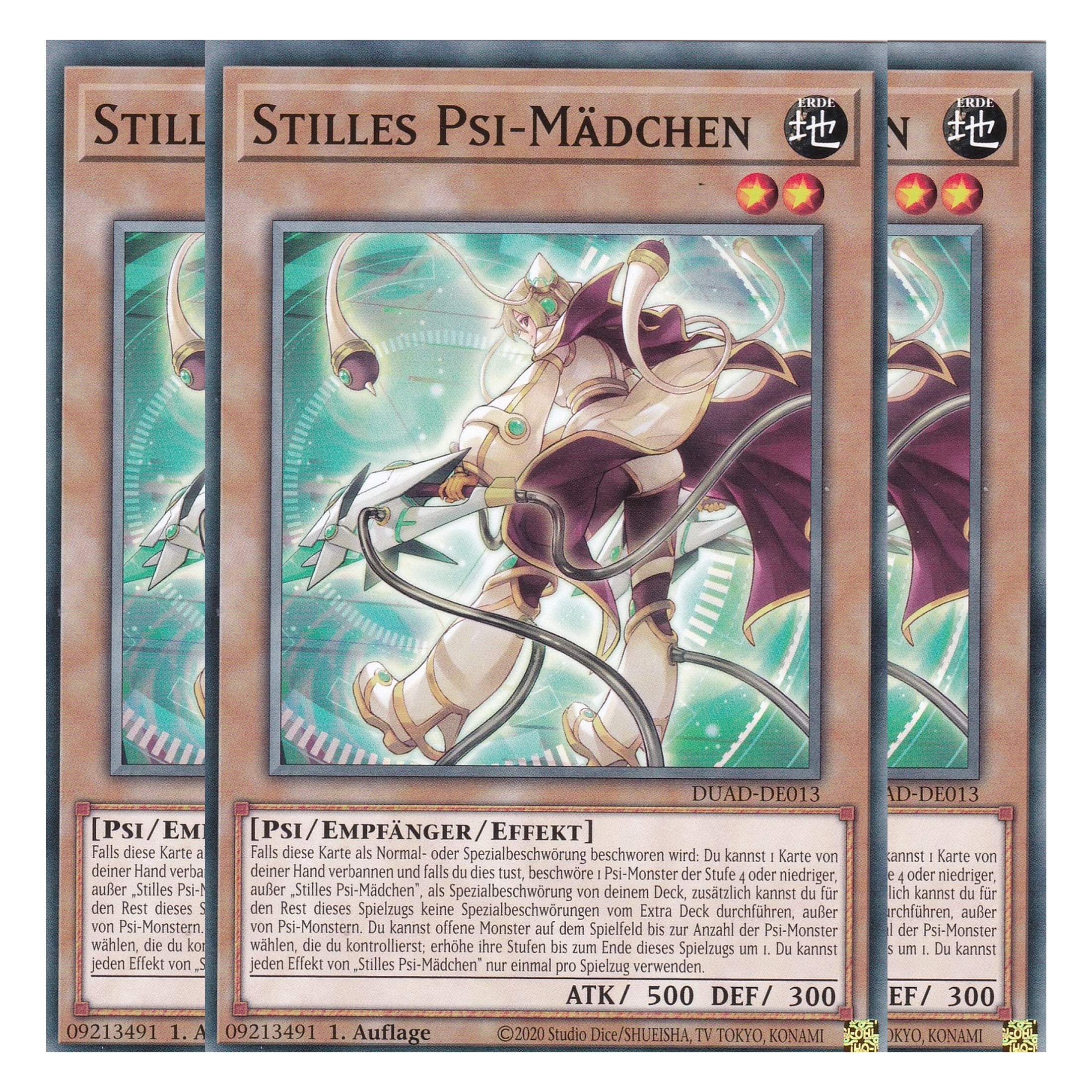 Stilles Psi-Mädchen - DUAD-DE013 - Common - Deutsch - 1. Auflage - Duelist’s Advance - Playset (3 Kopien) - Yu-Gi-Oh!