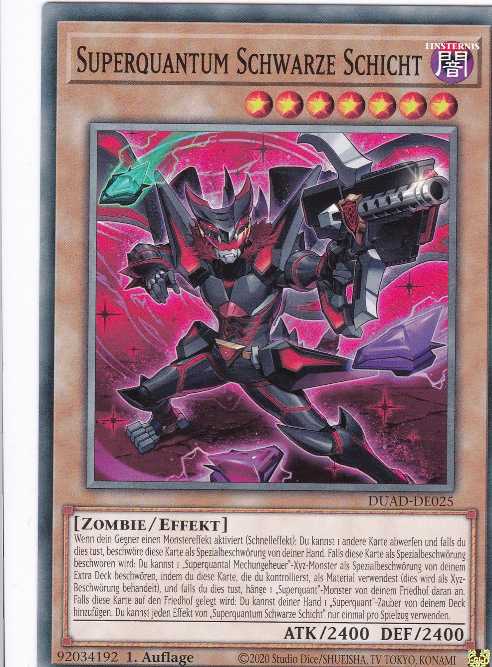 Superquantum Schwarze Schicht - DUAD-DE025 - Common - Deutsch - 1. Auflage - Duelist's Advance
