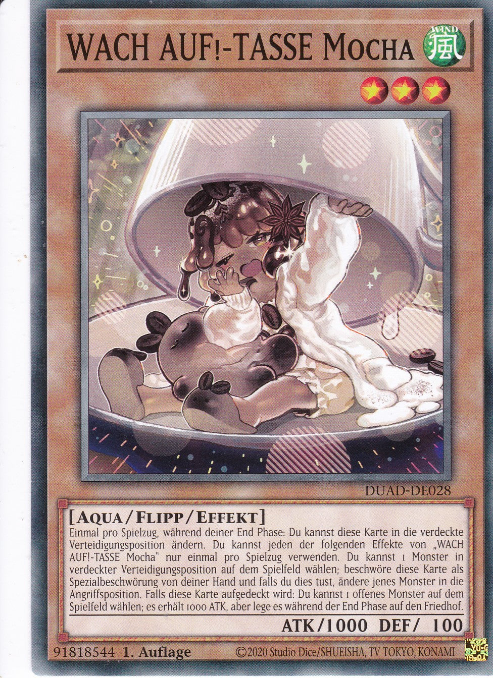 WACH AUF! - TASSE Mocha - DUAD-DE028 - Common - Deutsch - 1. Auflage - Duelist's Advance