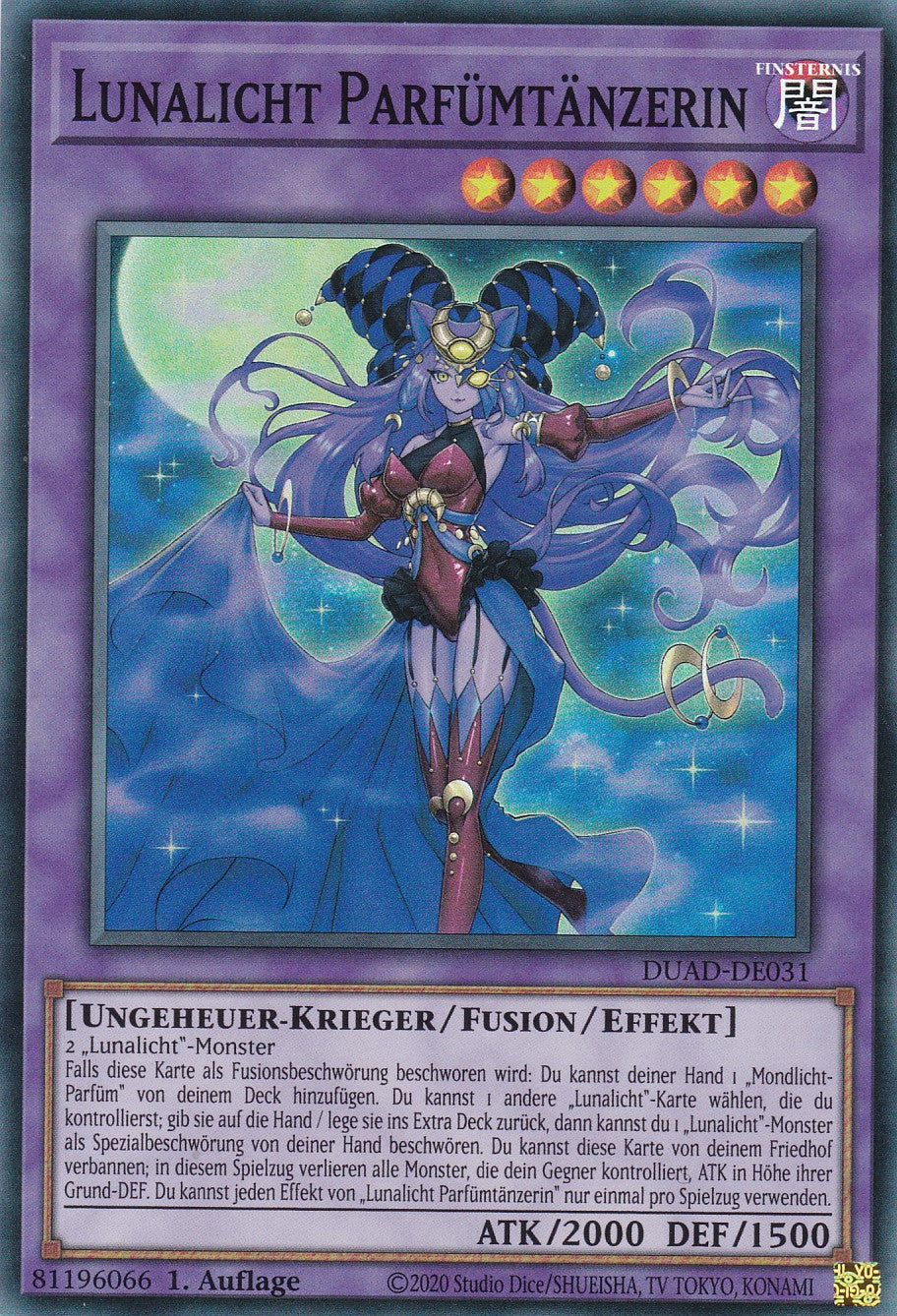 Lunalicht Parfümtänzerin - DUAD-DE031 - Super Rare - Deutsch - 1. Auflage - Duelist's Advance