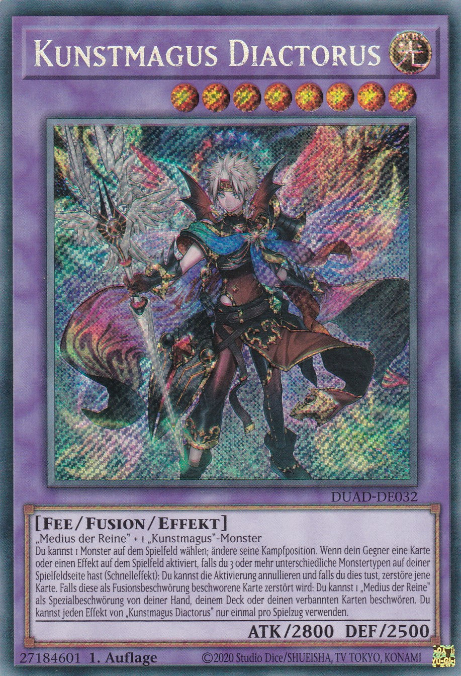 Kunstmagus Diactorus - DUAD-DE032 - Secret Rare - Deutsch - 1. Auflage - Duelist's Advance