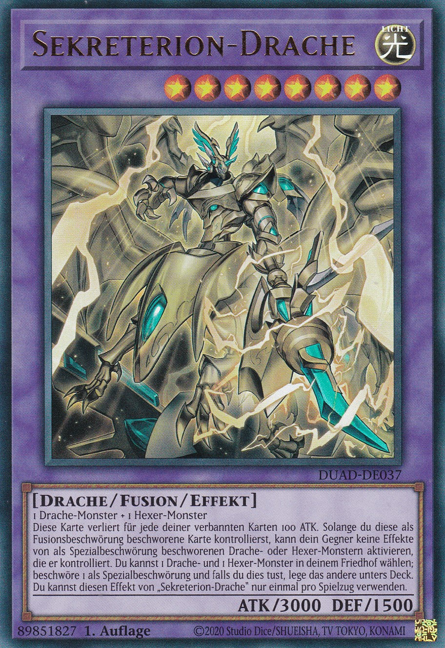 Sekreterion-Drache - DUAD-DE037 - Ultra Rare - Deutsch - 1. Auflage - Duelist's Advance