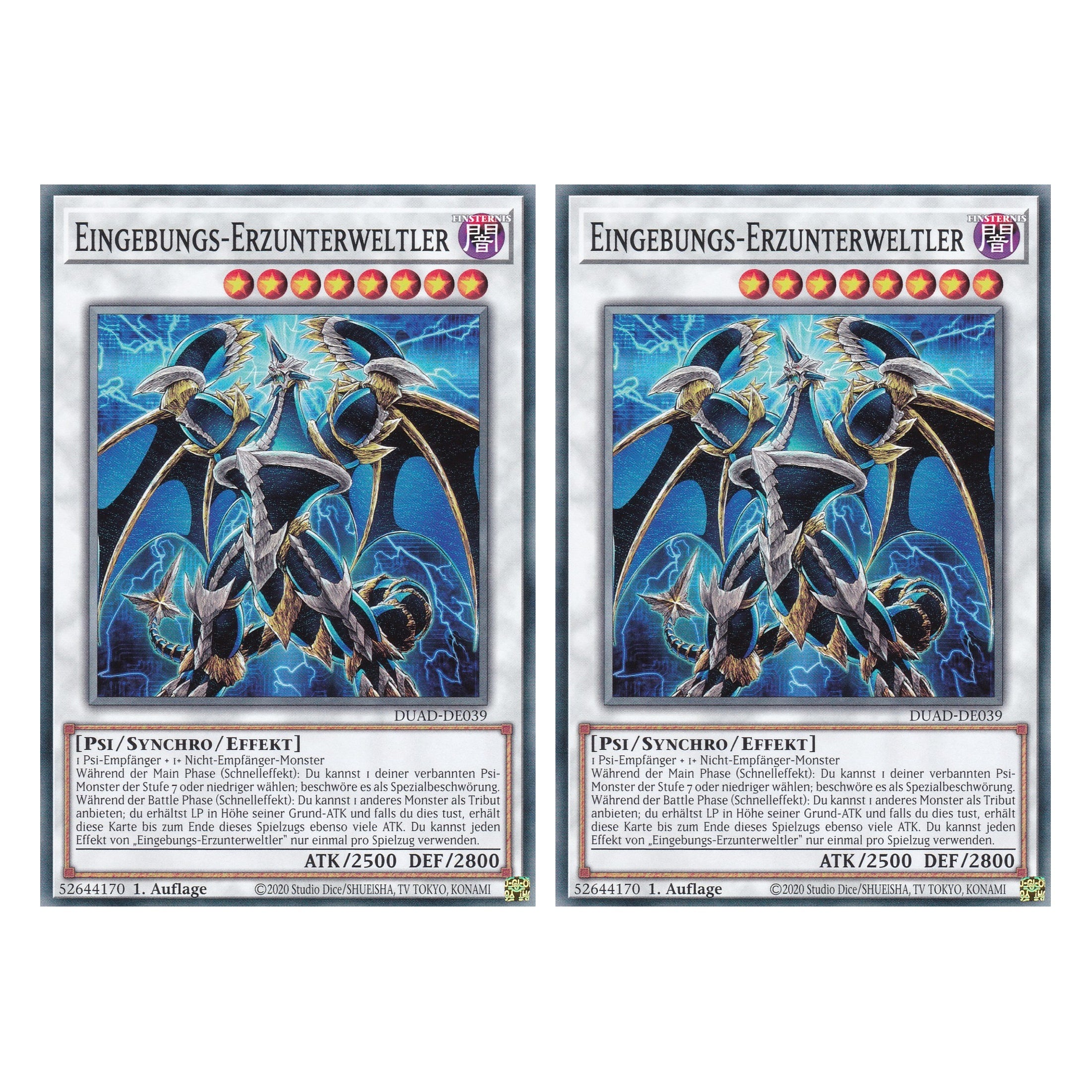 Eingebungs-Erzunterweltler - DUAD-DE039 - Common - Deutsch - 1. Auflage - Duelist’s Advance - Duo Set (2 Stück) - Yu-Gi-Oh!