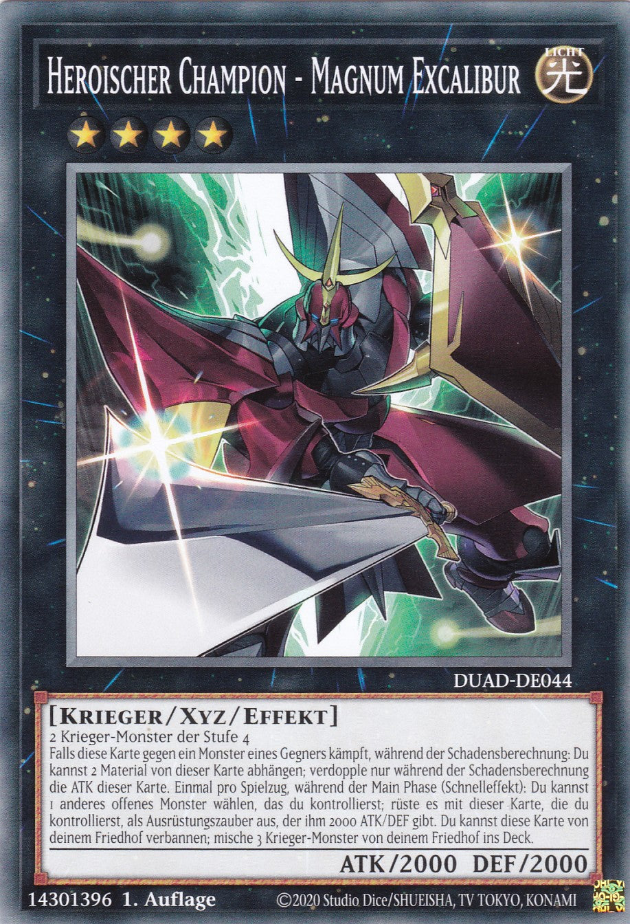 Heroischer Champion - Magnum Excalibur - DUAD-DE044 - Common - Deutsch - 1. Auflage - Duelist's Advance