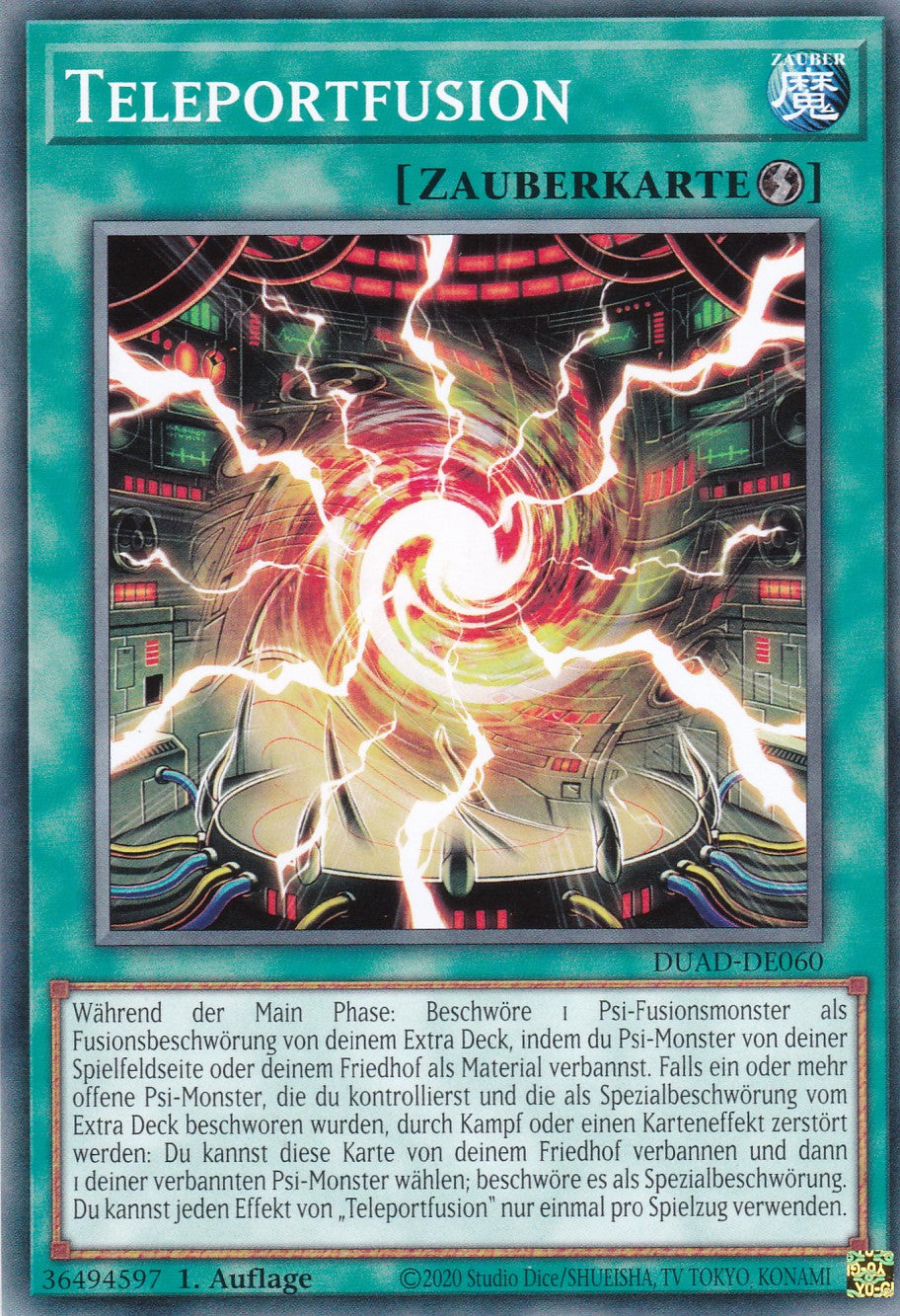 Teleportfusion - DUAD-DE060 - Common - Deutsch - 1. Auflage - Duelist's Advance