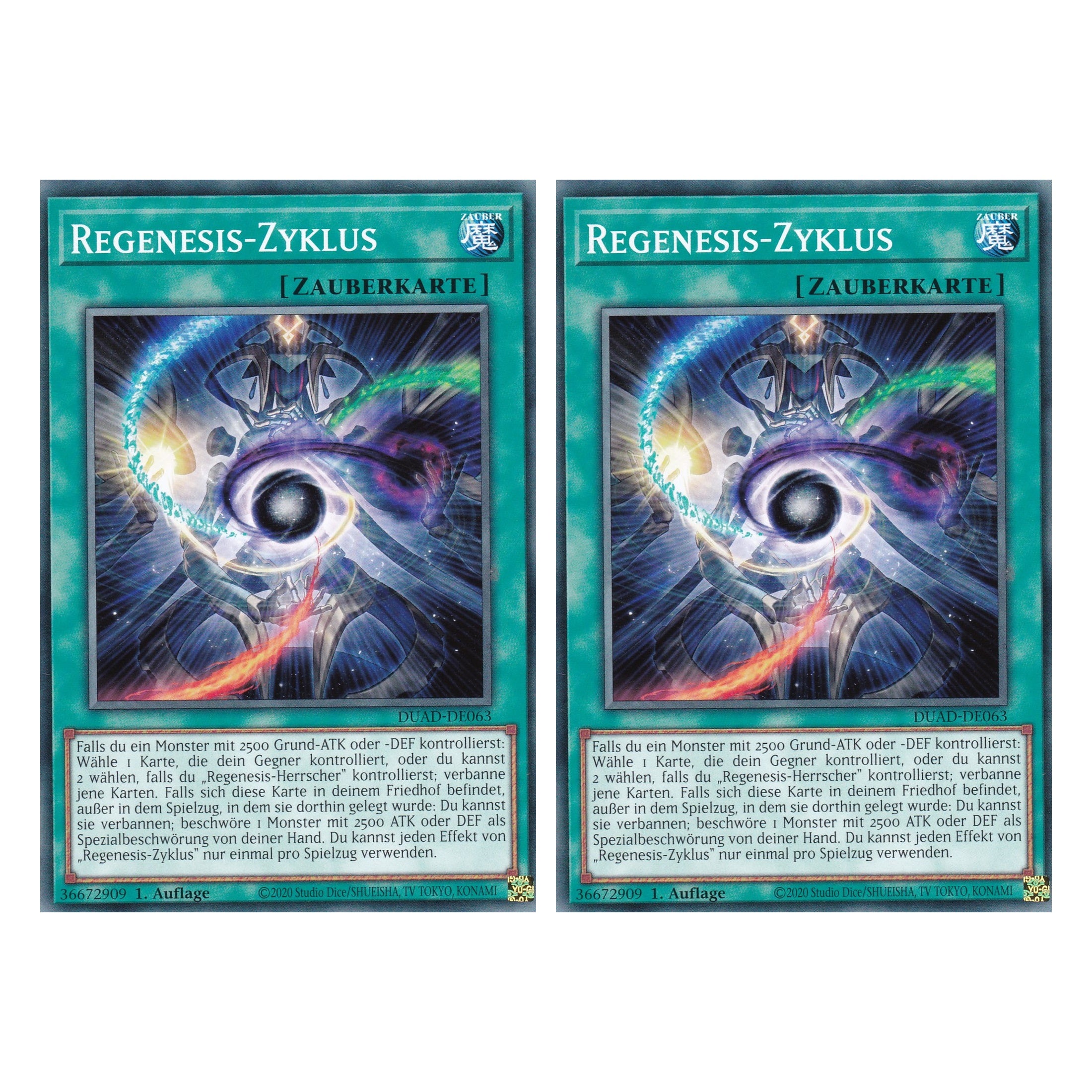 Regenesis-Zyklus - DUAD-DE063 - Common - Deutsch - 1. Auflage - Duelist’s Advance - Duo Set (2 Stück) - Yu-Gi-Oh!