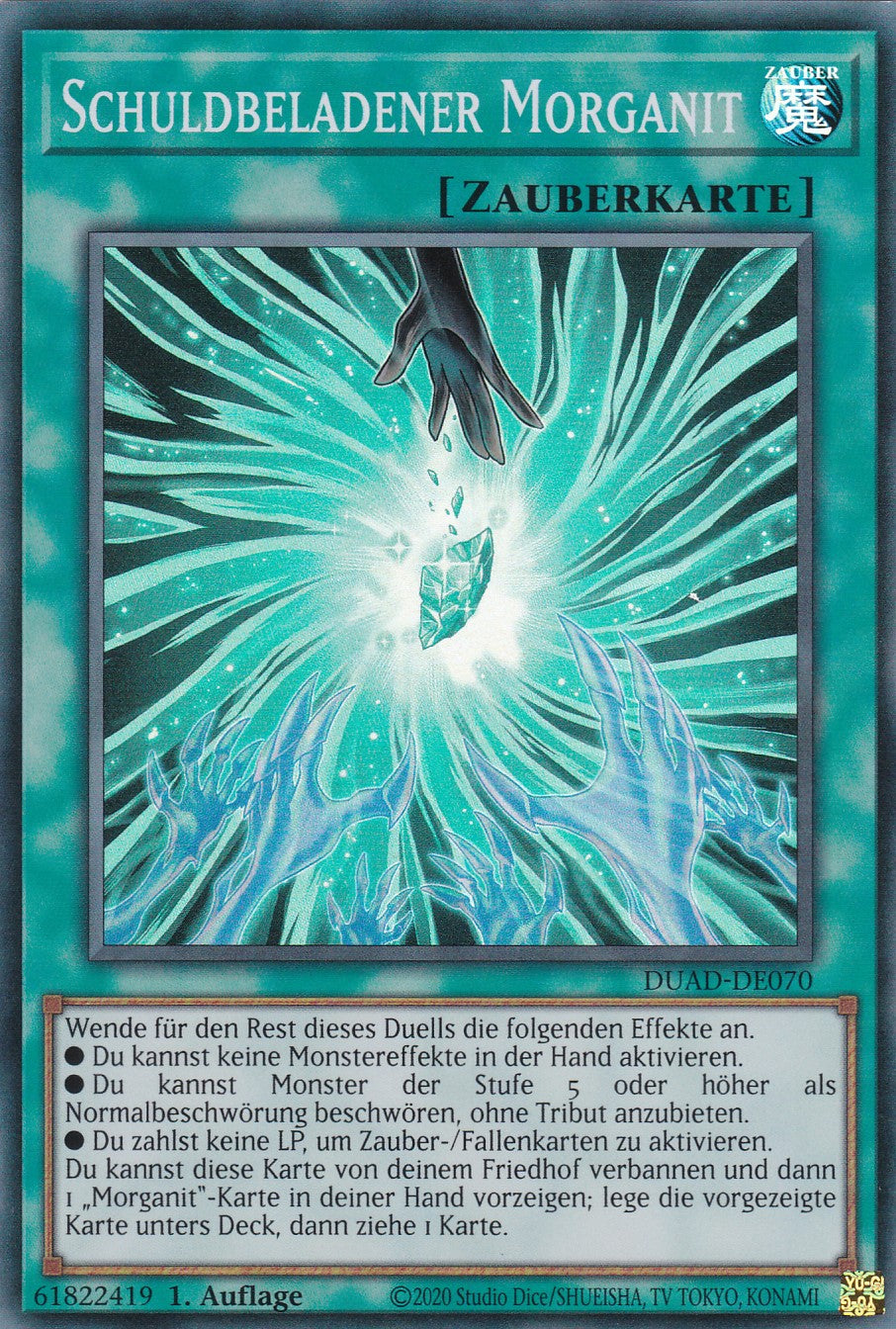 Schuldbeladener Morganit - DUAD-DE070 - Super Rare - Deutsch - 1. Auflage - Duelist's Advance