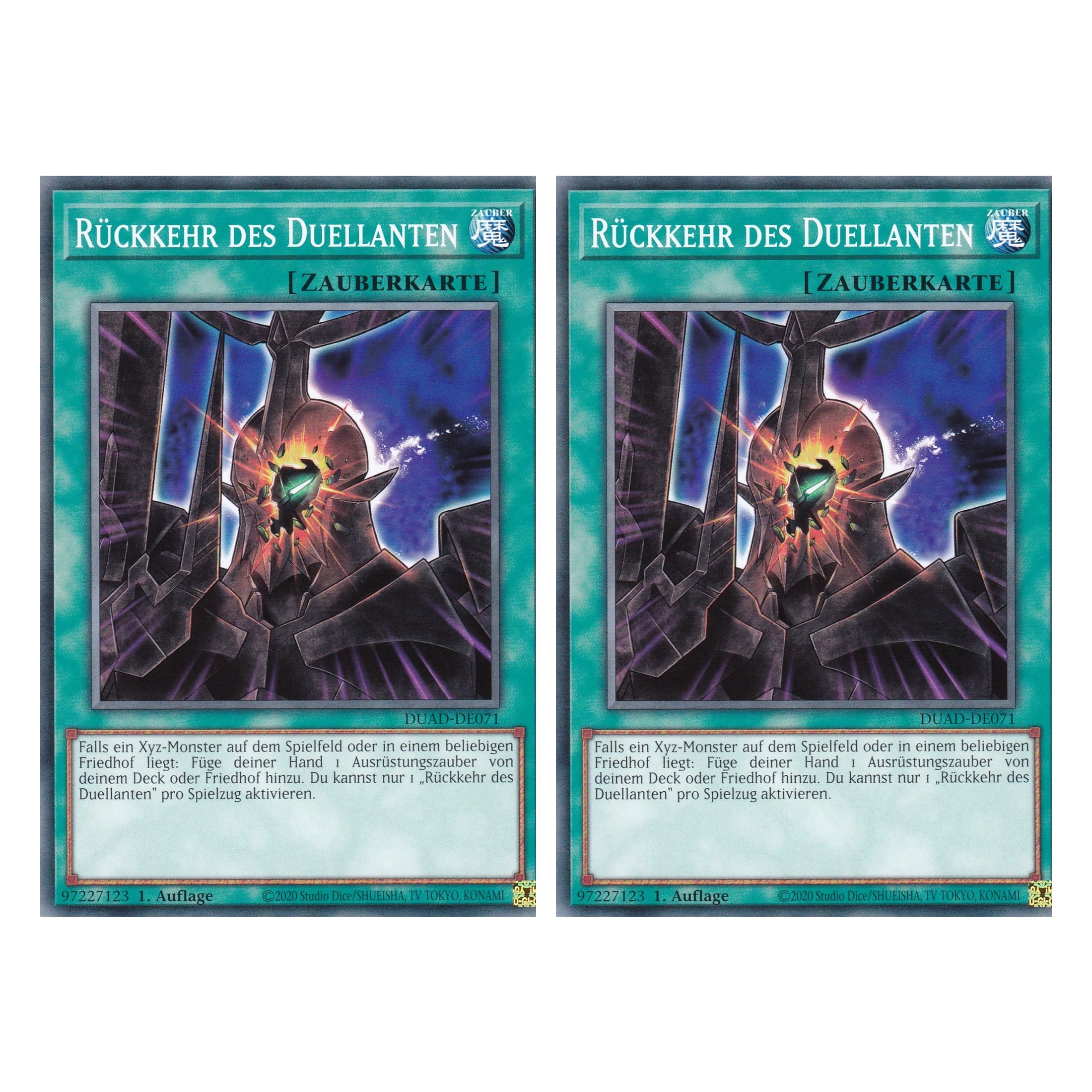 Rückkehr des Duellanten - DUAD-DE071 - Common - Deutsch - 1. Auflage - Duelist’s Advance - Duo Set (2 Stück) - Yu-Gi-Oh!