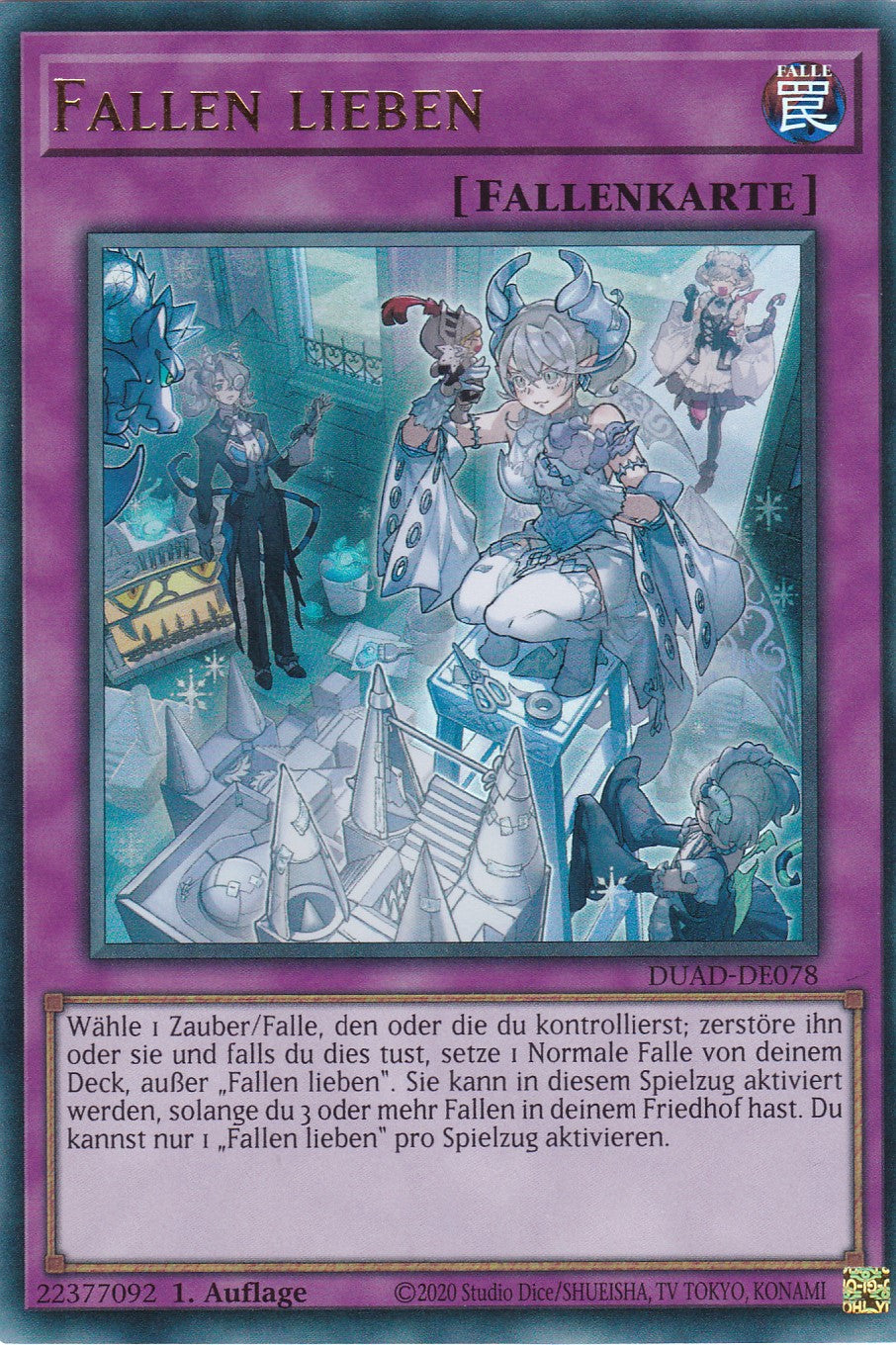 Fallen Lieben - DUAD-DE078 - Ultra Rare - Deutsch - 1. Auflage - Duelist's Advance