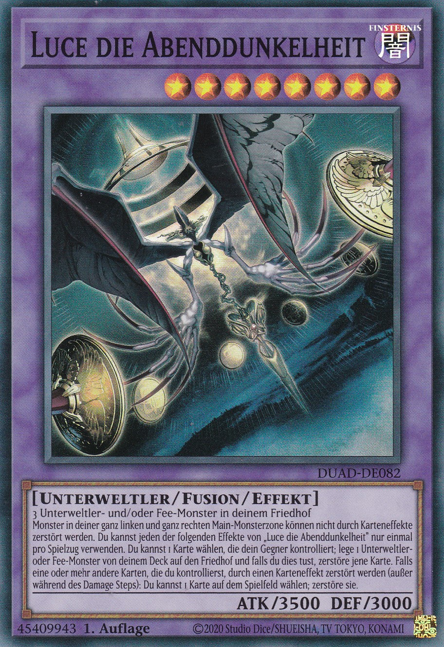 Luce die Abenddunkelheit - DUAD-DE082 - Super Rare - Deutsch - 1. Auflage - Duelist's Advance