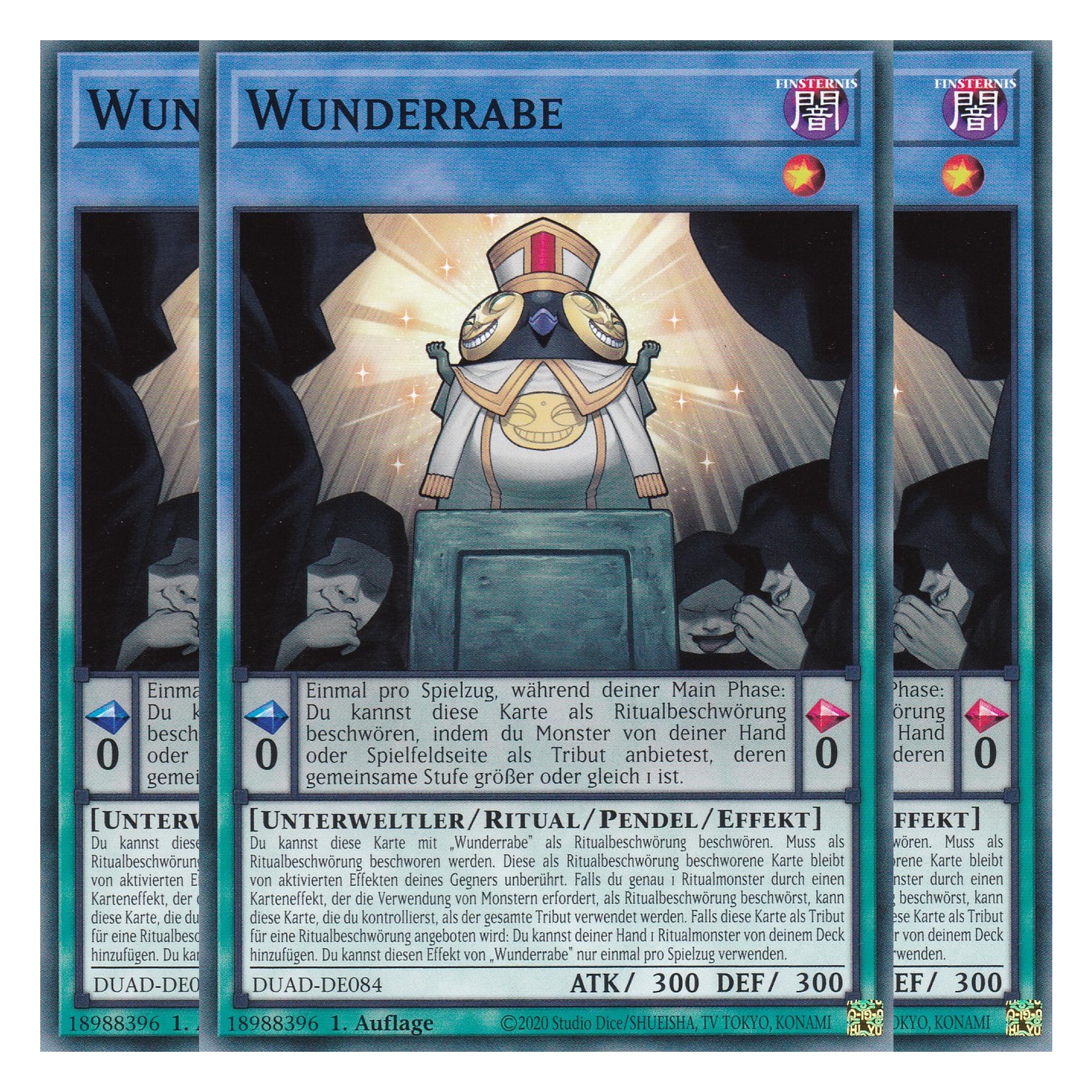 Wunderrabe - DUAD-DE084 - Common - Deutsch - 1. Auflage - Duelist’s Advance - Playset (3 Kopien) - Yu-Gi-Oh!