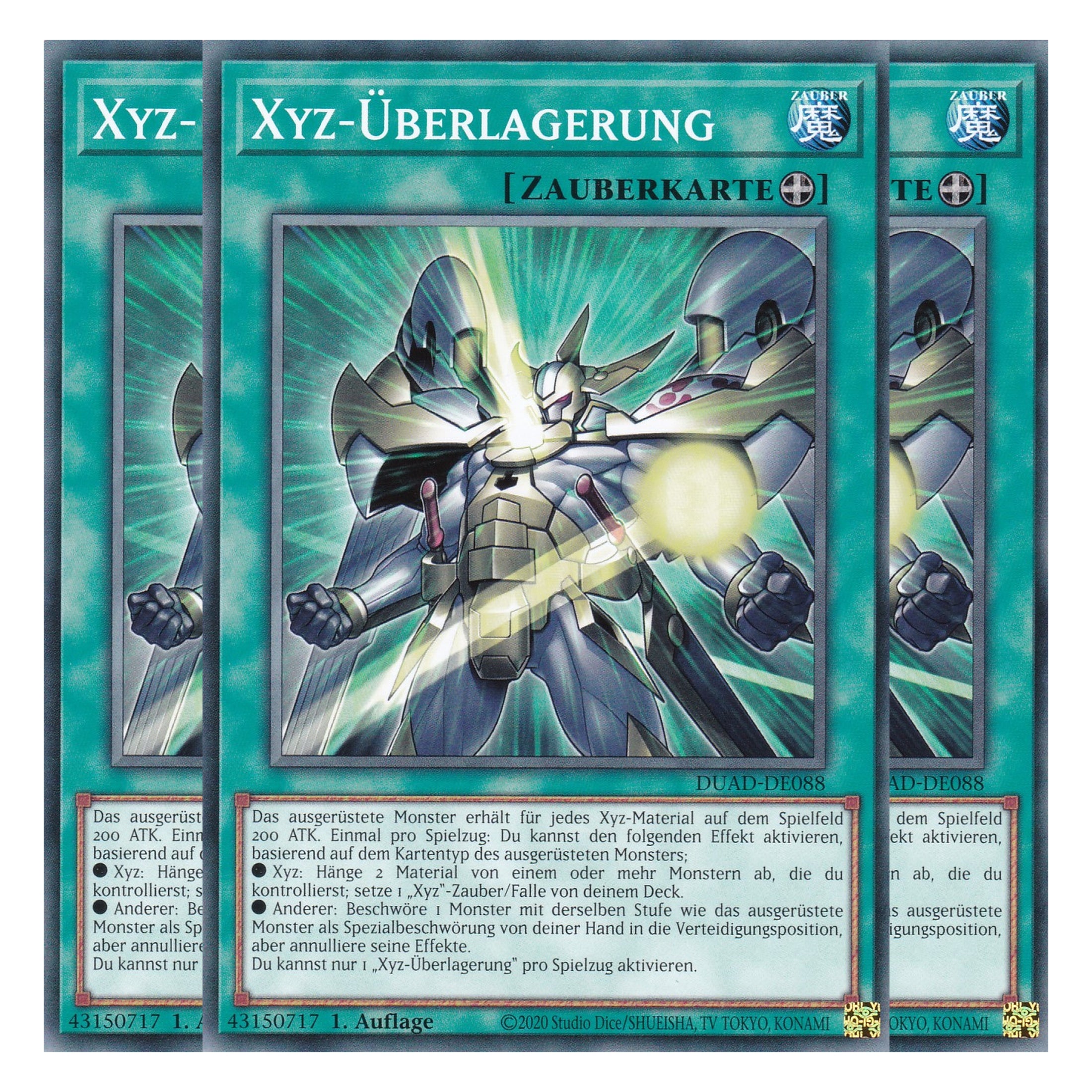 Xyz-Überlagerung - DUAD-DE088 - Common - Deutsch - 1. Auflage - Duelist’s Advance - Playset (3 Kopien) - Yu-Gi-Oh!