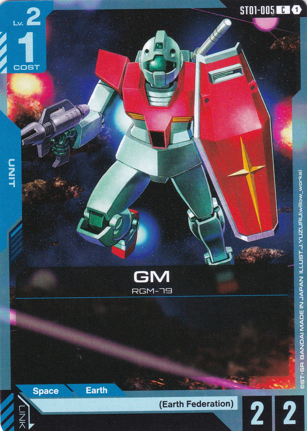 GM RGM-79 - ST01-005 - Common - Heroic Beginnings - GUNDAM TCG