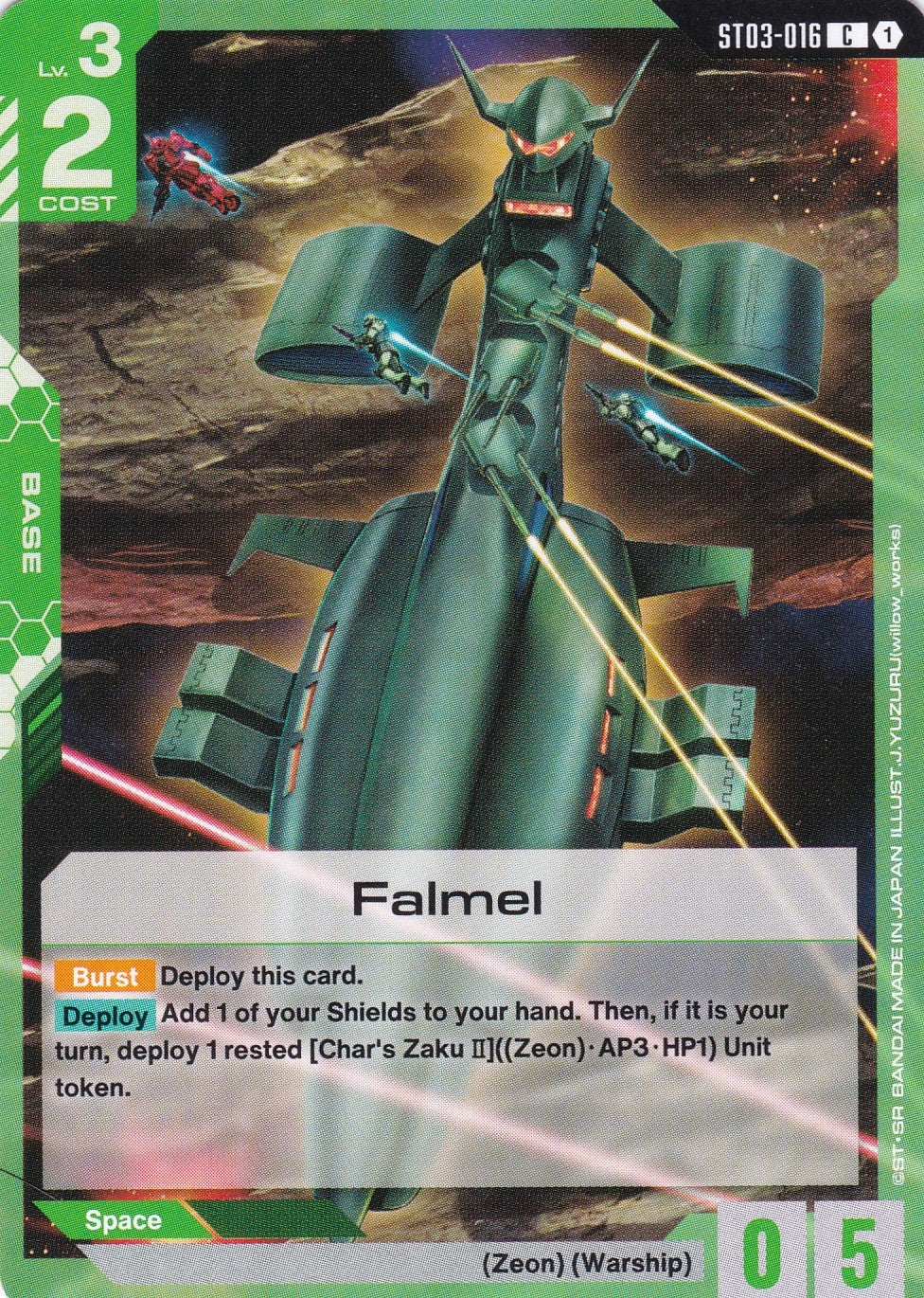 Falmel - ST03-016 - Common - Zeon's Rush - GUNDAM TCG