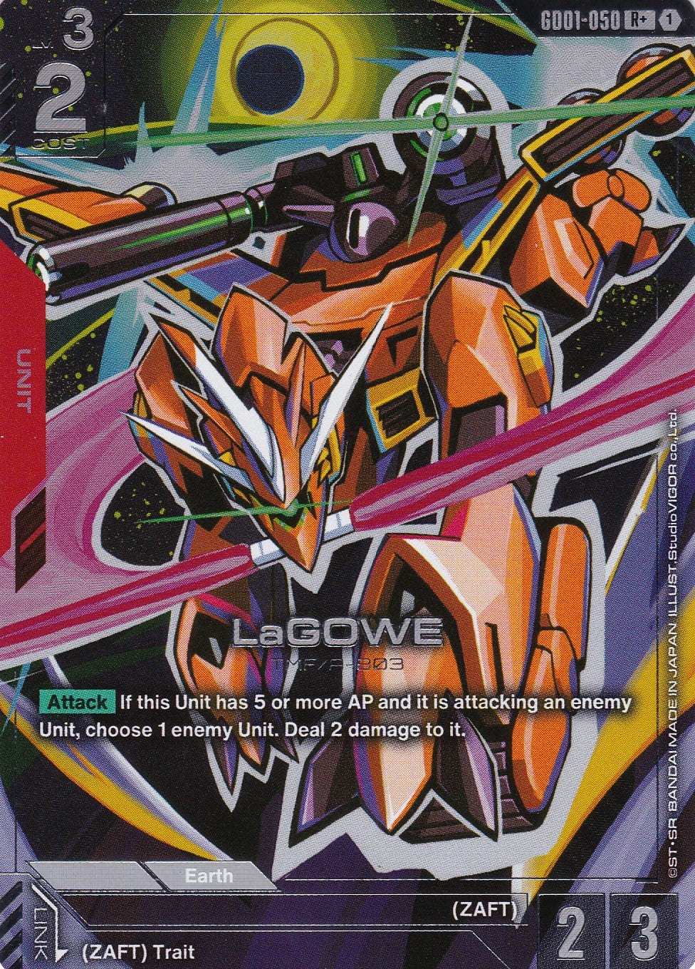 LaGOWE TMF/A-803 (Alt. Art) - GD01-050 - Rare - Newtype Rising - GUNDAM TCG