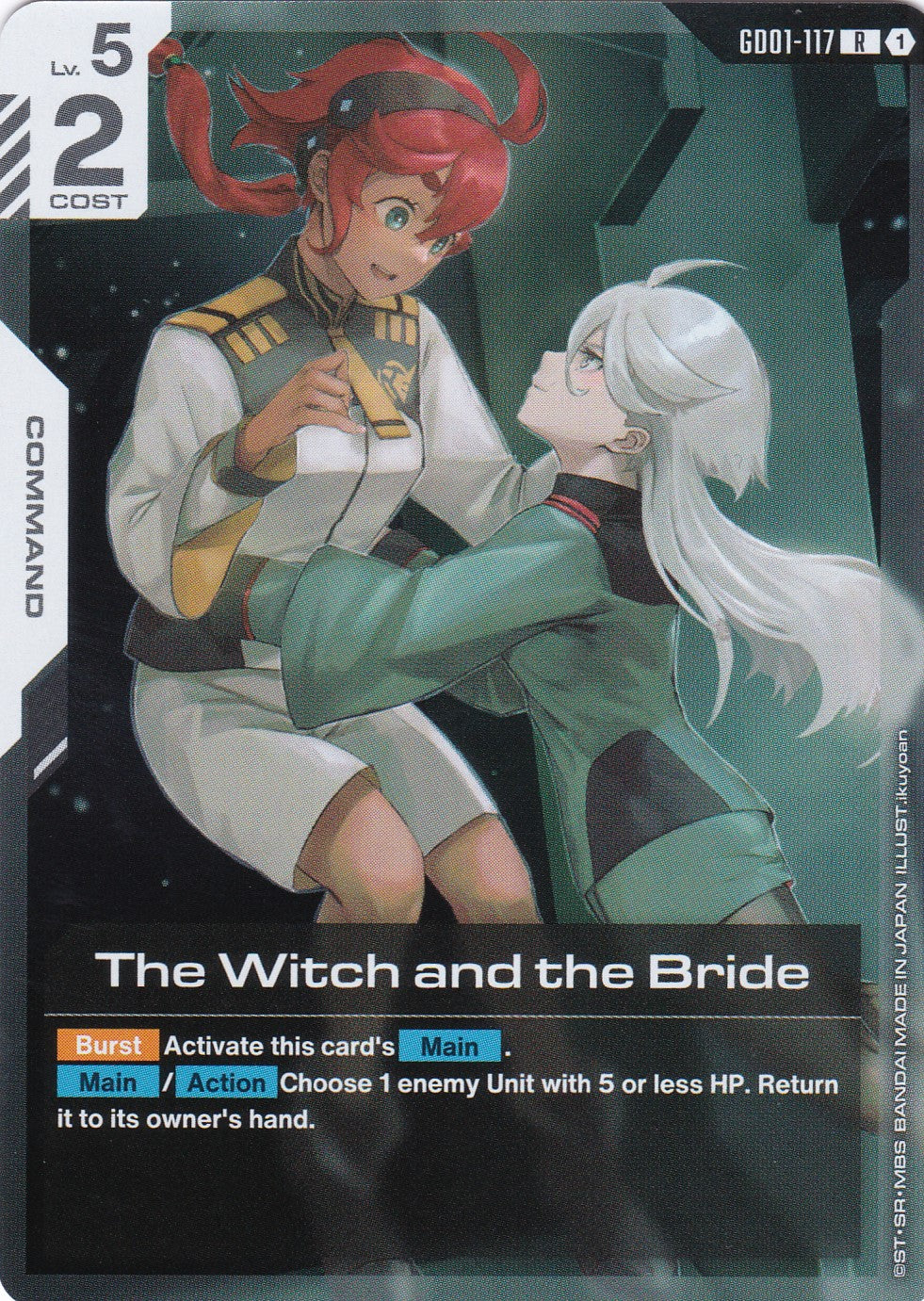 The Witch and the Bride - GD01-117 - Rare - Newtype Rising - GUNDAM TCG
