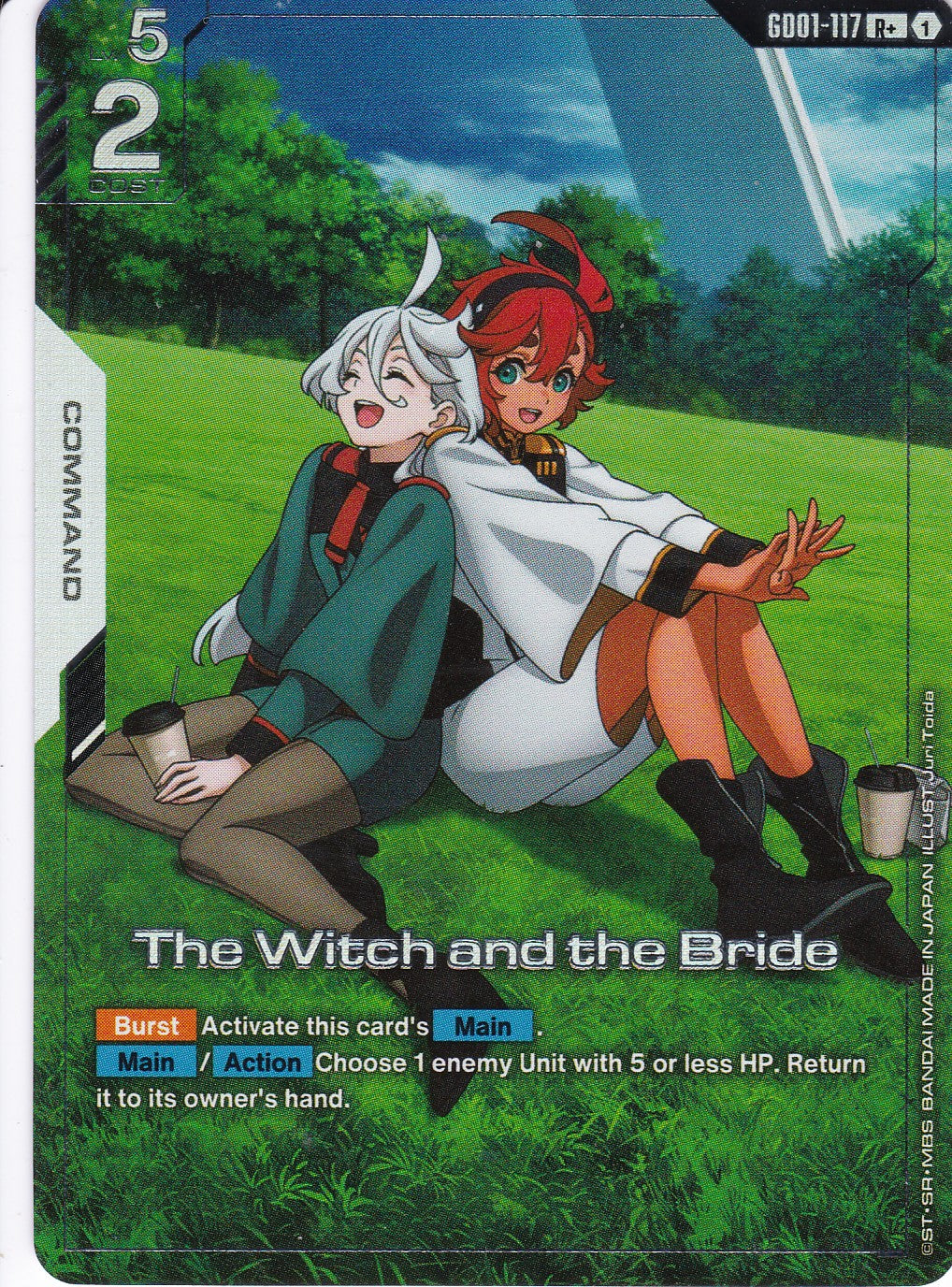 The Witch and the Bride (Alt. Art) - GD01-117 - Rare - Newtype Rising - GUNDAM TCG