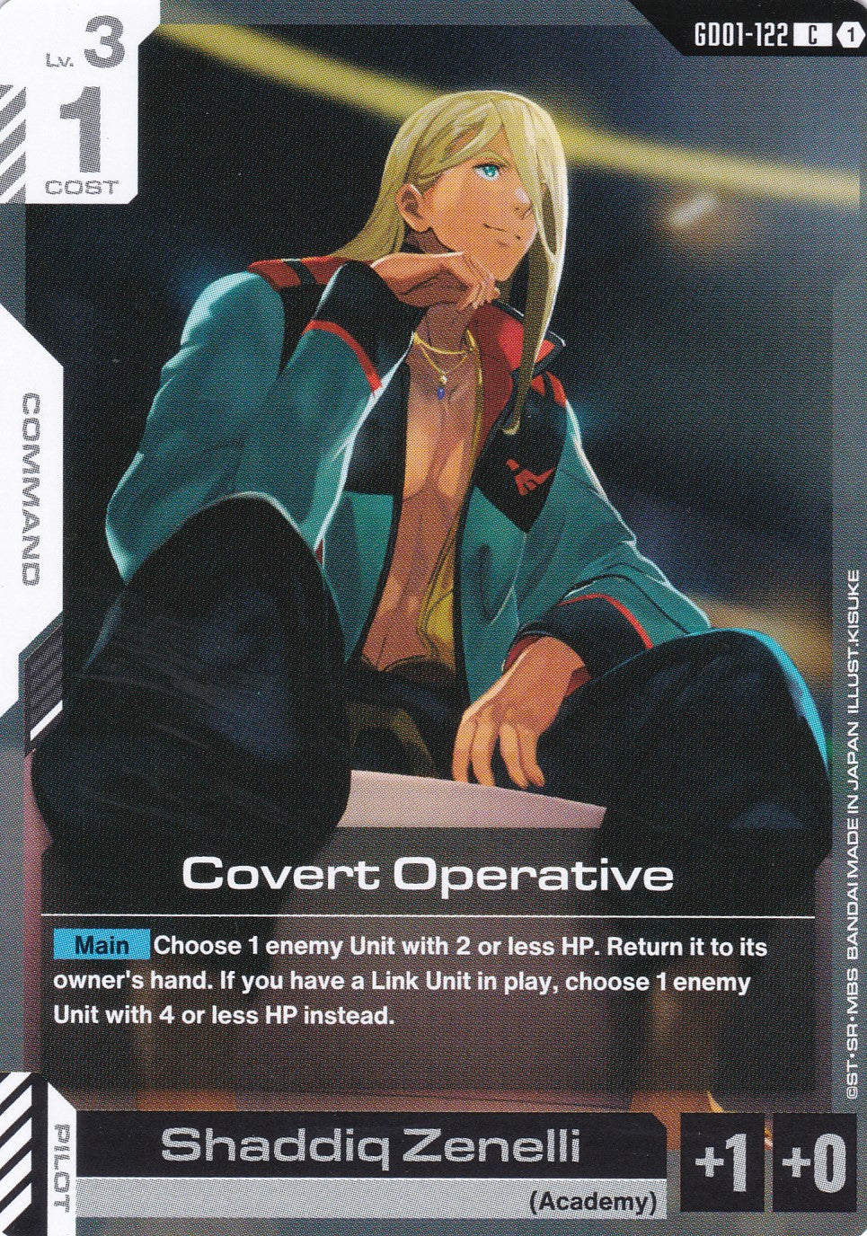 Covert Operative - GD01-122 - Common - Newtype Rising - GUNDAM TCG