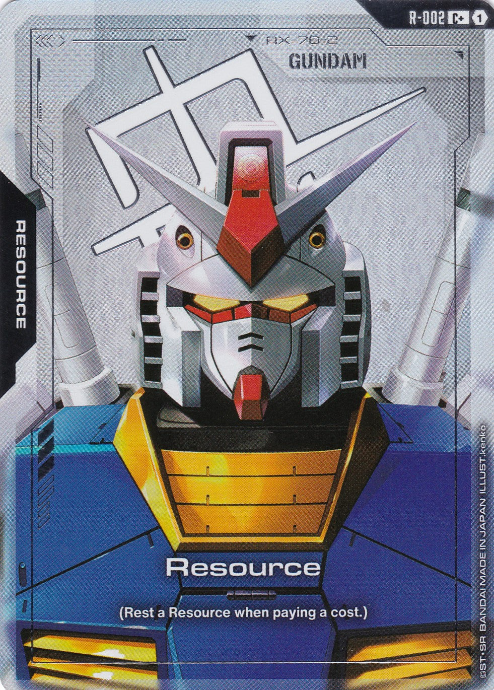 Resource (Gundam RX-78-2) (Alt. Art) - R-002 - Common - Newtype Rising - GUNDAM TCG