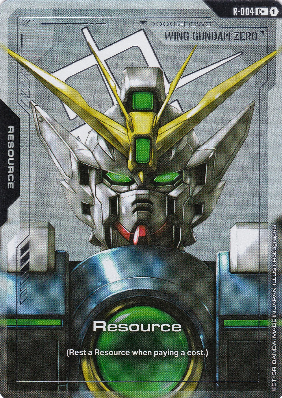 Resource (Wing Gundam Zero XXG-00W0 (Alt. Art) - R-004 - Common - Newtype Rising - GUNDAM TCG