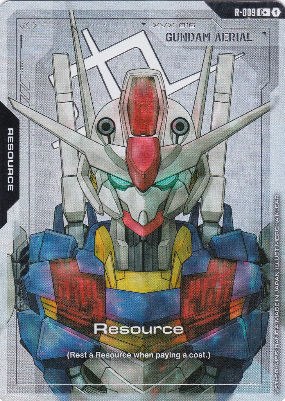 Resource (Gundam Aerial XVX-016) (Alt. Art) - R-009 - Common - Newtype Rising - GUNDAM TCG