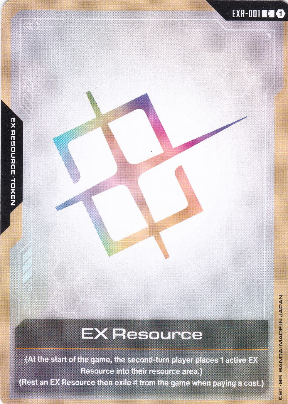 EX Resource - EXR-001 - Common - Newtype Rising - GUNDAM TCG