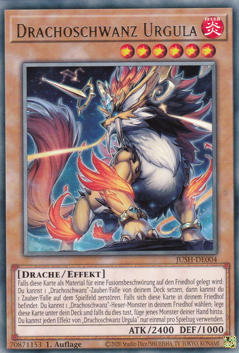 Drachoschwanz Urgula - JUSH-DE004 - Rare - Deutsch - 1. Auflage - Justice Hunters