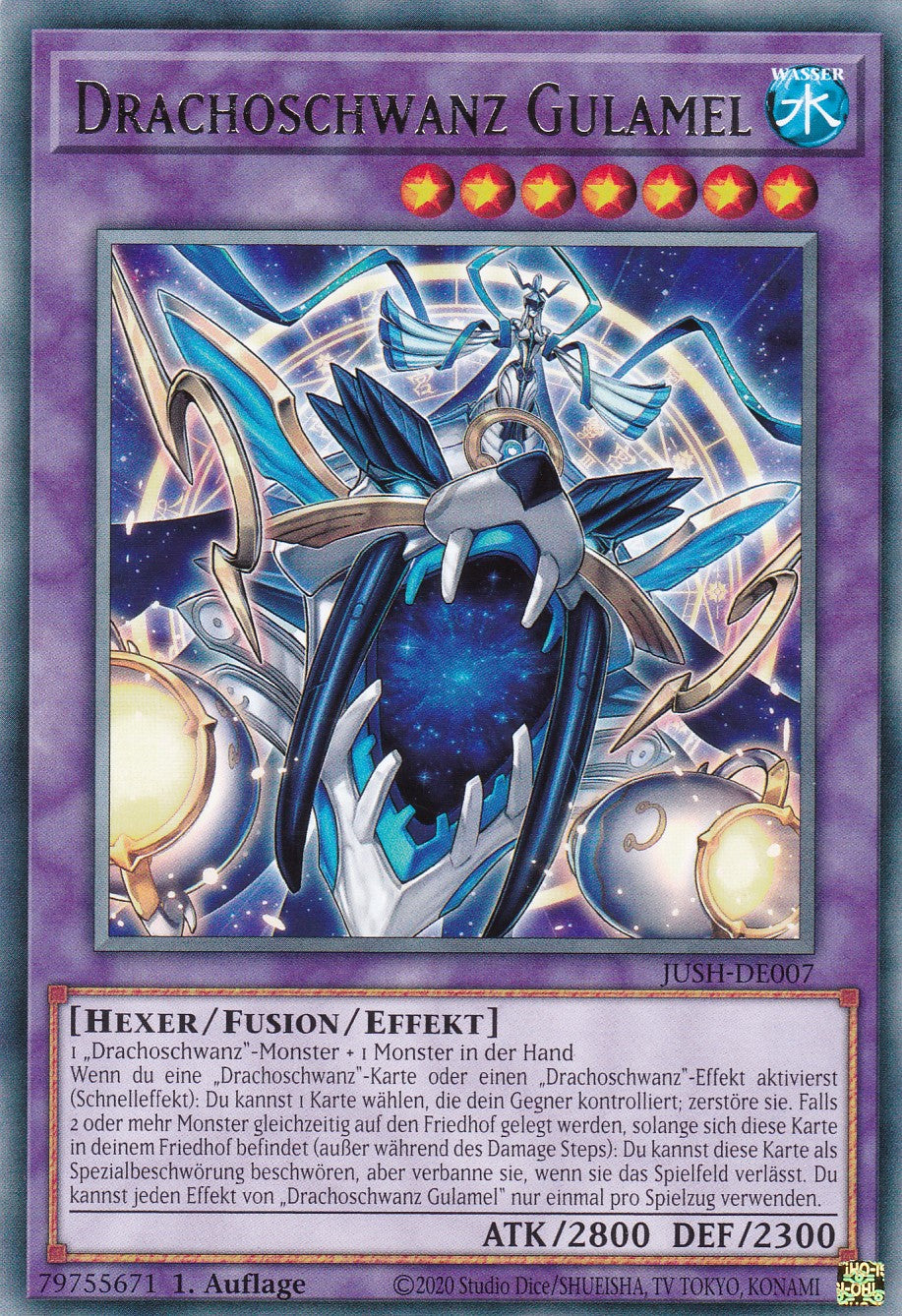 Drachoschwanz Gulamel - JUSH-DE007 - Rare - Deutsch - 1. Auflage - Justice Hunters