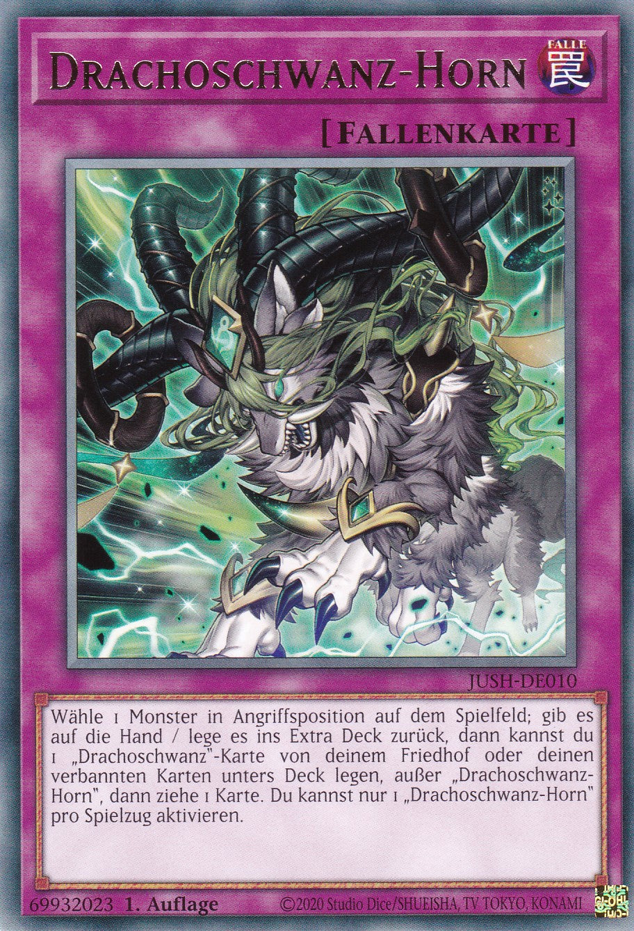 Drachoschwanz-Horn - JUSH-DE010 - Rare - Deutsch - 1. Auflage - Justice Hunters