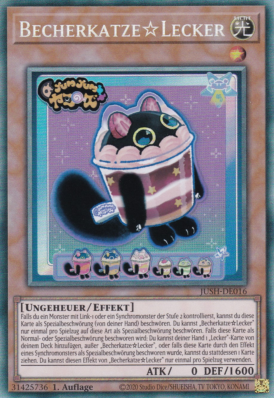 BecherkatzeLecker - JUSH-DE016 - Collector Rare - Deutsch - 1. Auflage - Justice Hunters