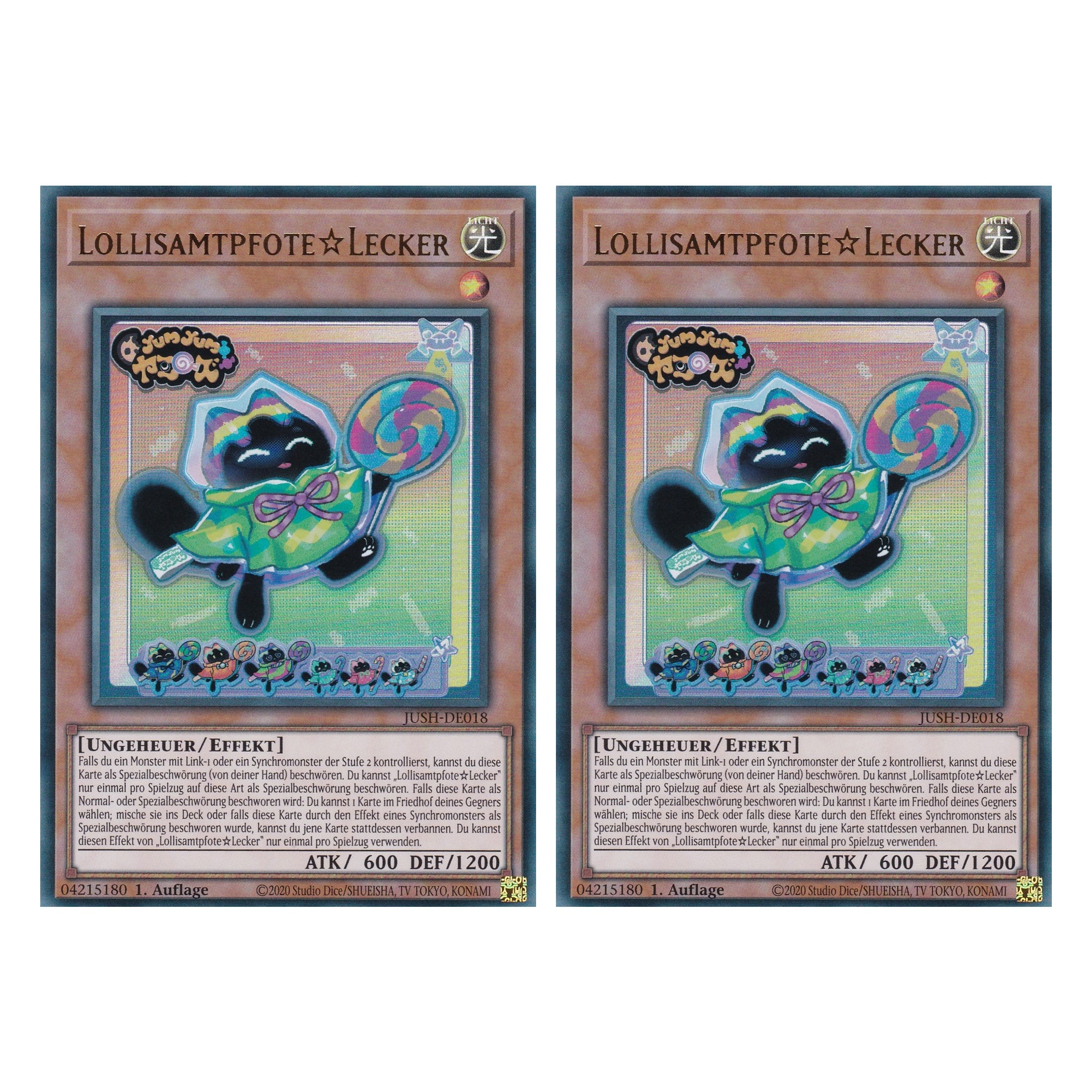 Lollipo☆Yummy - JUSH-DE018 - Ultra Rare - Deutsch - 1. Auflage - Justice Hunters - Duo Set (2 Stück) - Yu-Gi-Oh!
