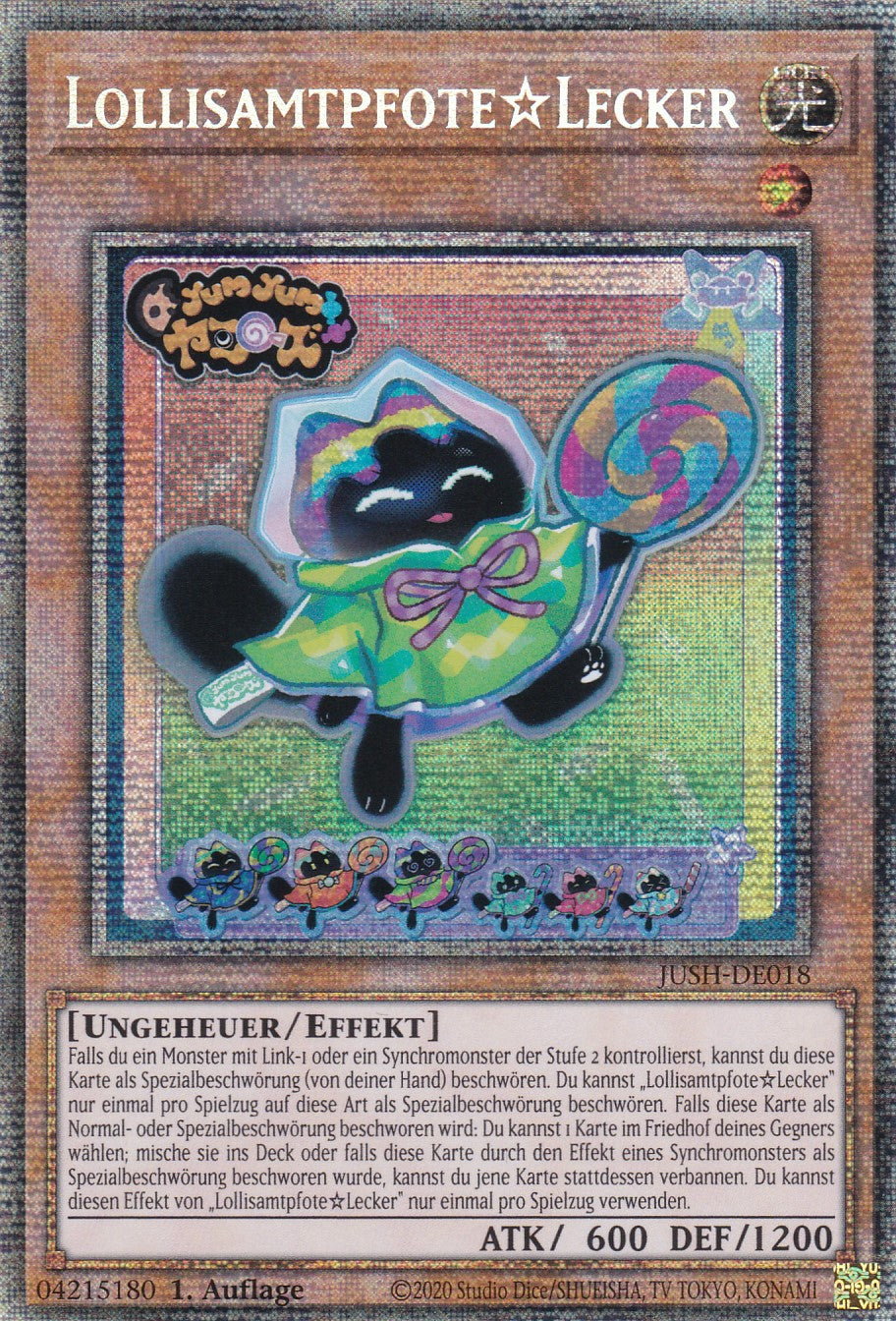 LollisamtpfoteLecker - JUSH-DE018 - Starlight Rare - Deutsch - 1. Auflage - Justice Hunters