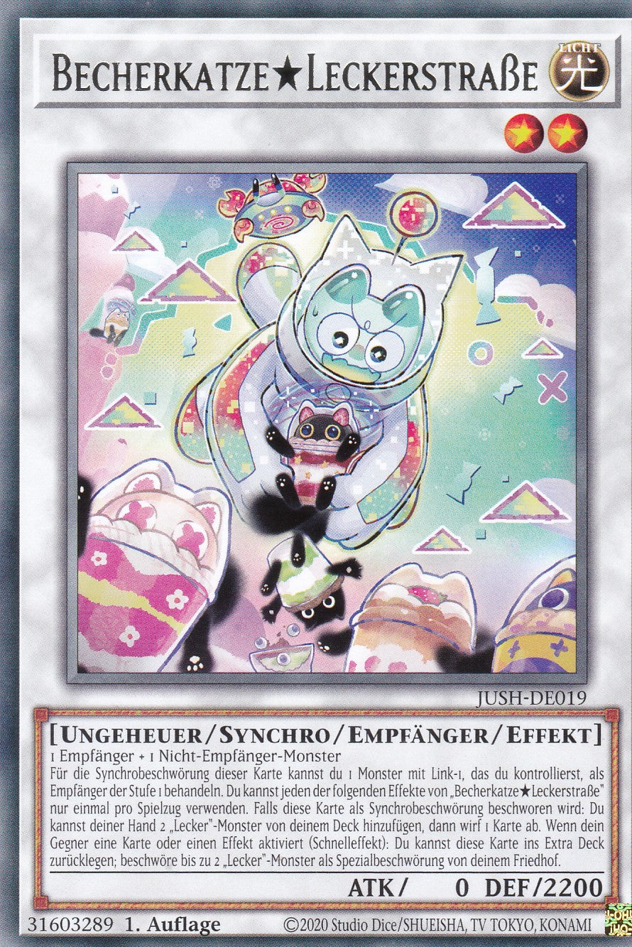 BecherkatzeLeckerstraße - JUSH-DE019 - Rare - Deutsch - 1. Auflage - Justice Hunters