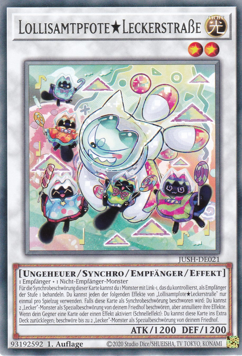 LollisamtpfoteLeckerstraße - JUSH-DE021 - Rare - Deutsch - 1. Auflage - Justice Hunters