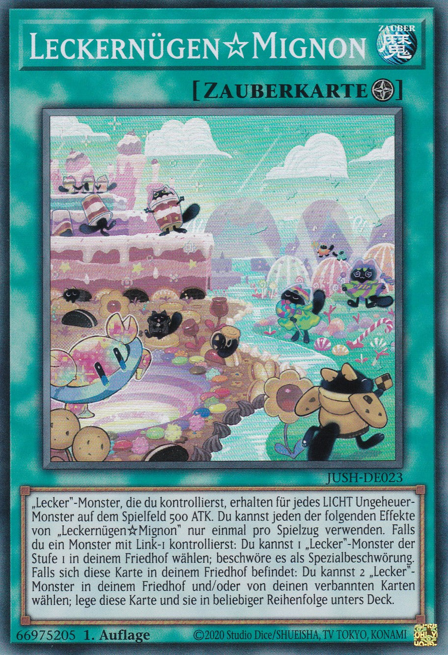 LeckernügenMignon - JUSH-DE023 - Super Rare - Deutsch - 1. Auflage - Justice Hunters
