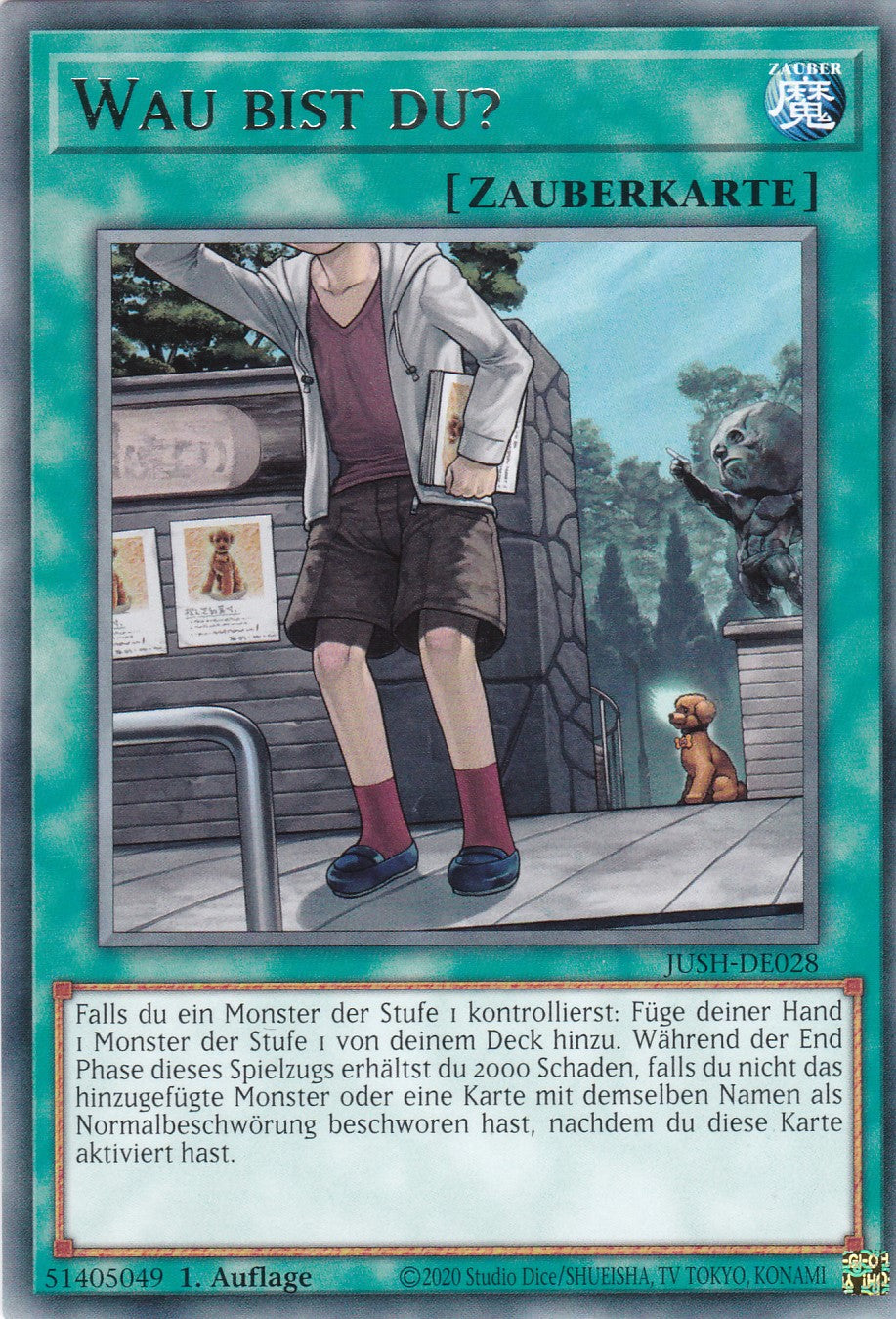 Wau bist du? - JUSH-DE028 - Rare - Deutsch - 1. Auflage - Justice Hunters