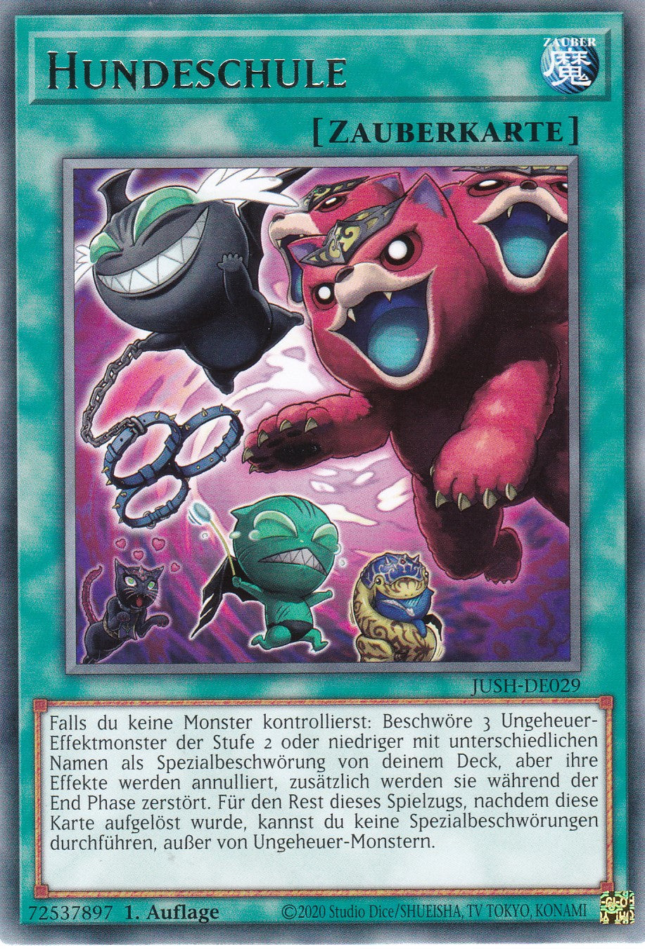 Hundeschule - JUSH-DE029 - Rare - Deutsch - 1. Auflage - Justice Hunters