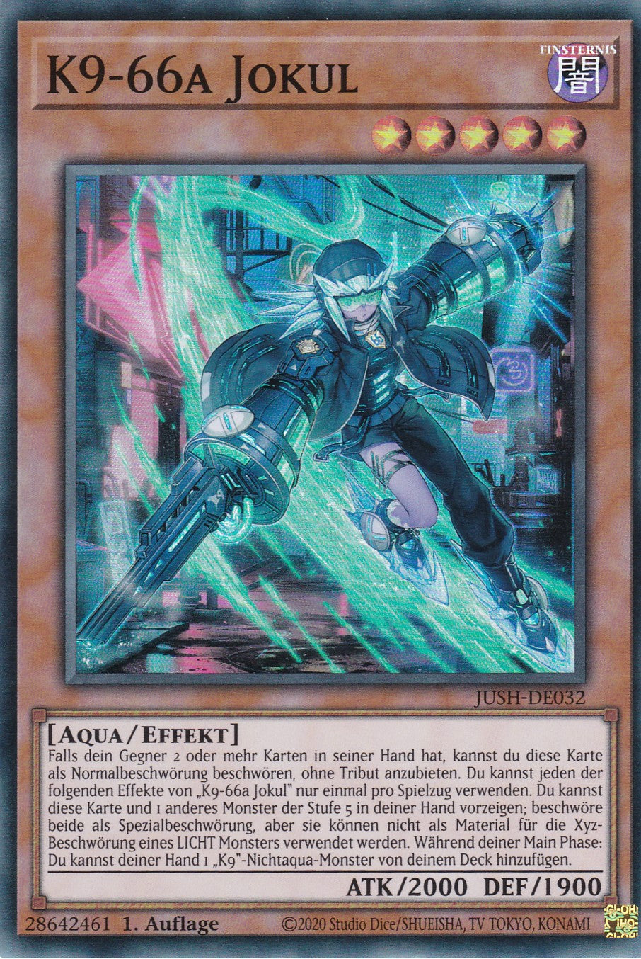 K9-66a Jokul - JUSH-DE032 - Super Rare - Deutsch - 1. Auflage - Justice Hunters