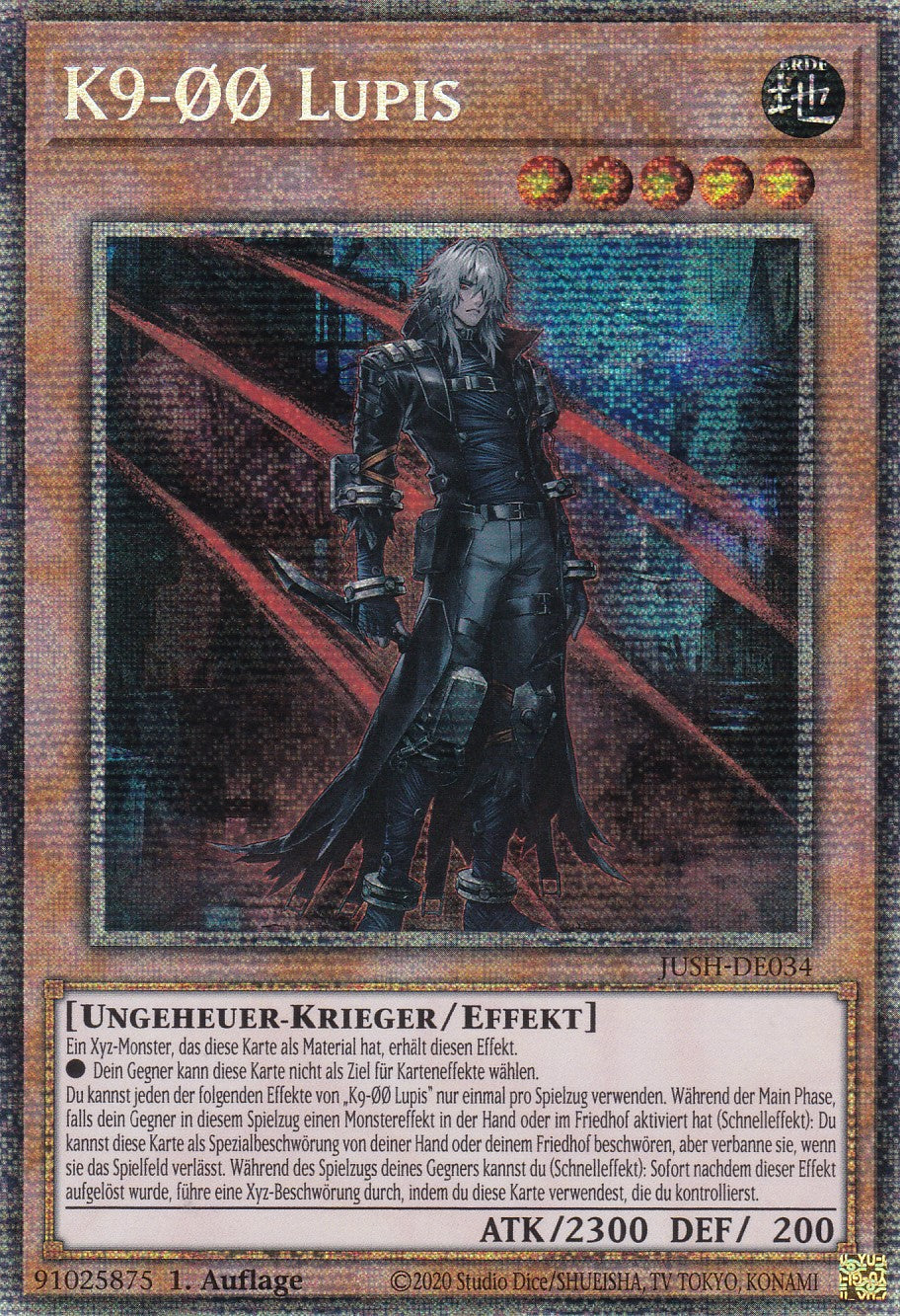 K9-ØØ Lupis - JUSH-DE034 - Starlight Rare - Deutsch - 1. Auflage - Justice Hunters