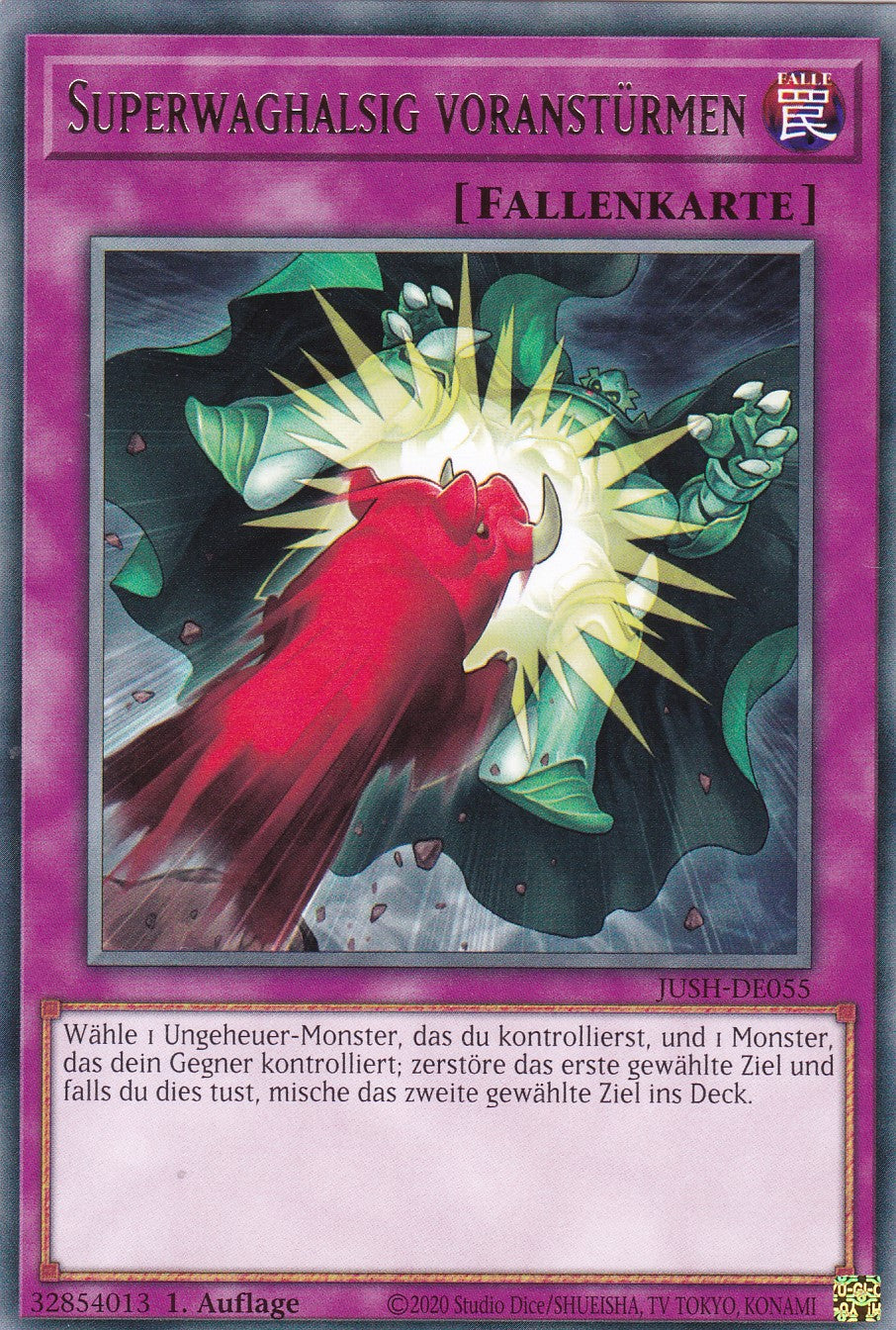 Superwaghalsig voranstürmen - JUSH-DE055 - Rare - Deutsch - 1. Auflage - Justice Hunters