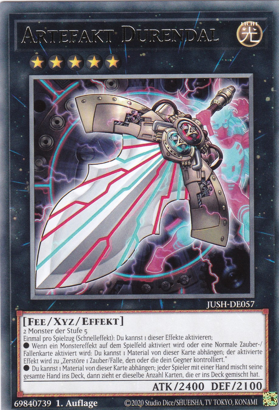 Artefakt Durendal - JUSH-DE057 - Rare - Deutsch - 1. Auflage - Justice Hunters