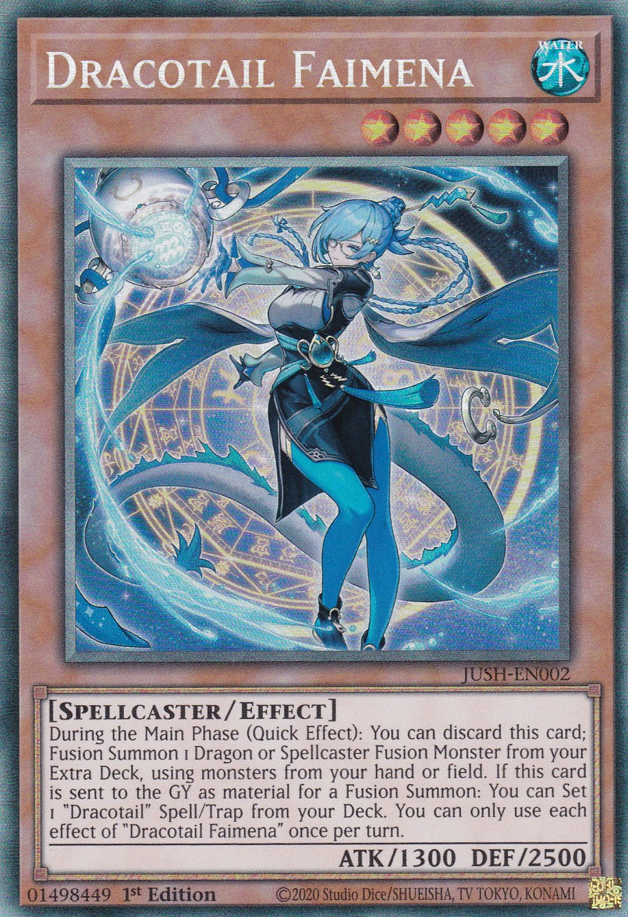 Dracotail Faimena - JUSH-EN002 - Collector Rare - Englisch - 1. Auflage - Justice Hunters