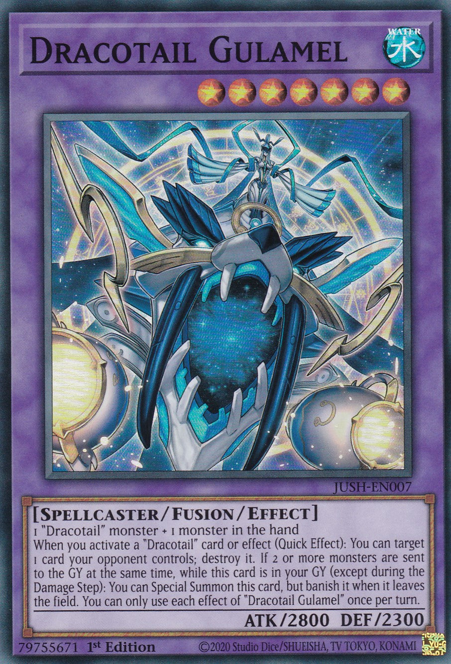 Dracotail Gulamel - JUSH-EN007 - Super Rare - Englisch - 1. Auflage - Justice Hunters
