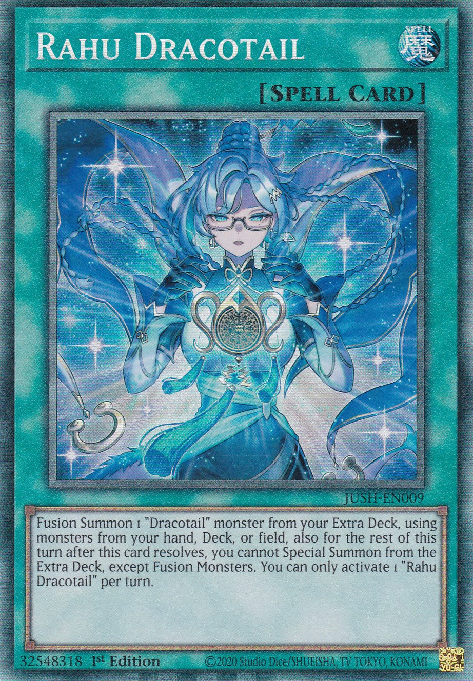 Rahu Dracotail - JUSH-EN009 - Collector Rare - Englisch - 1. Auflage - Justice Hunters