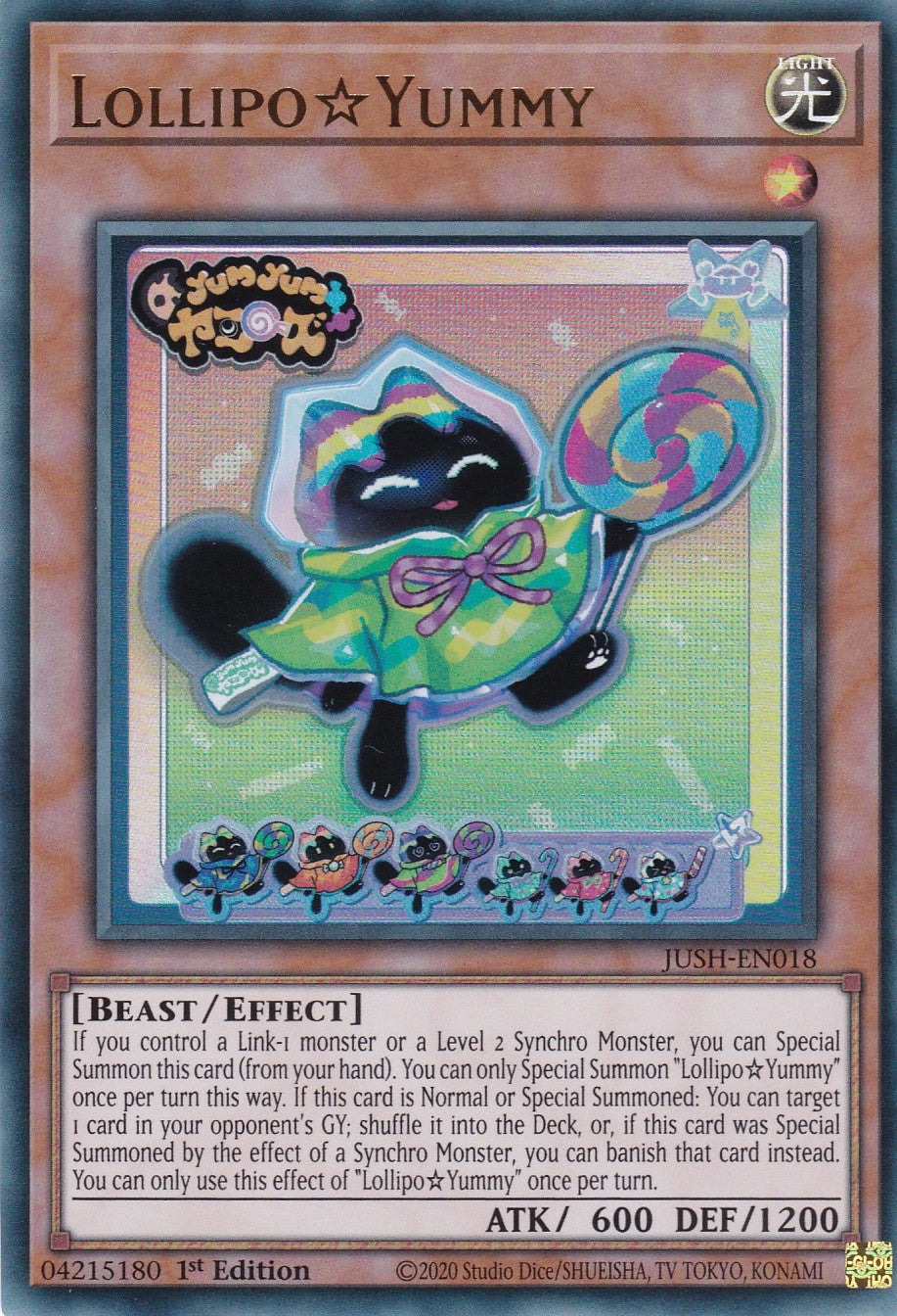LollipoYummy - JUSH-EN018 - Ultra Rare - Englisch - 1. Auflage - Justice Hunters