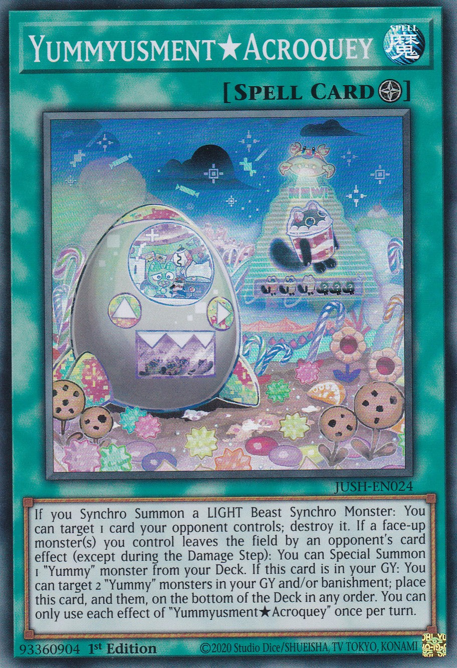 YummyusmentAcroquey - JUSH-EN024 - Super Rare - Englisch - 1. Auflage - Justice Hunters