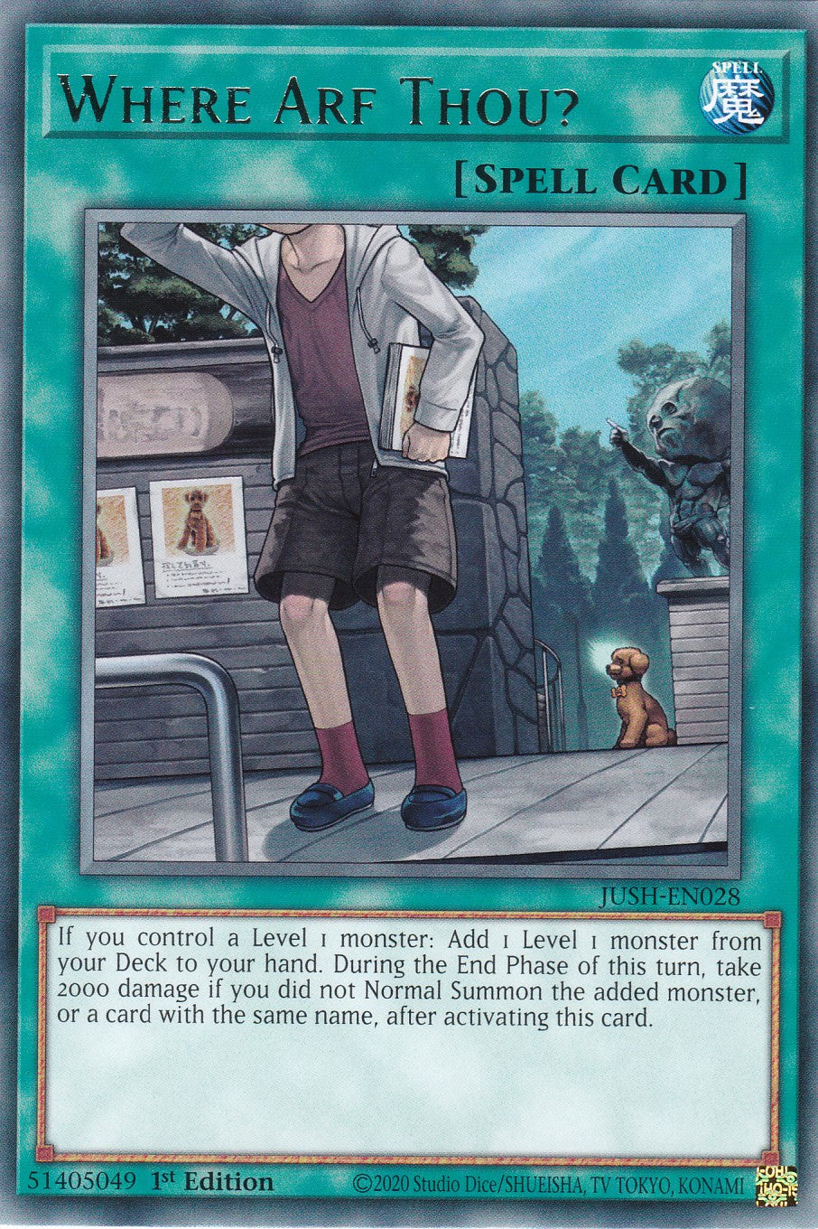 Where Arf Thou? - JUSH-EN028 - Rare - Englisch - 1. Auflage - Justice Hunters