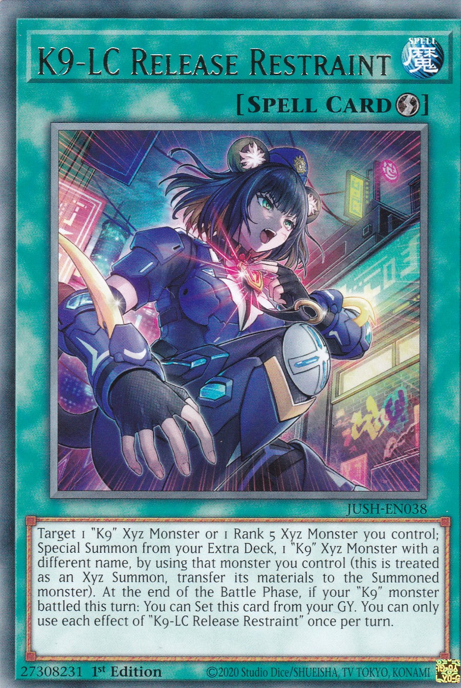 K9-LC Release Restraint - JUSH-EN038 - Rare - Englisch - 1. Auflage - Justice Hunters