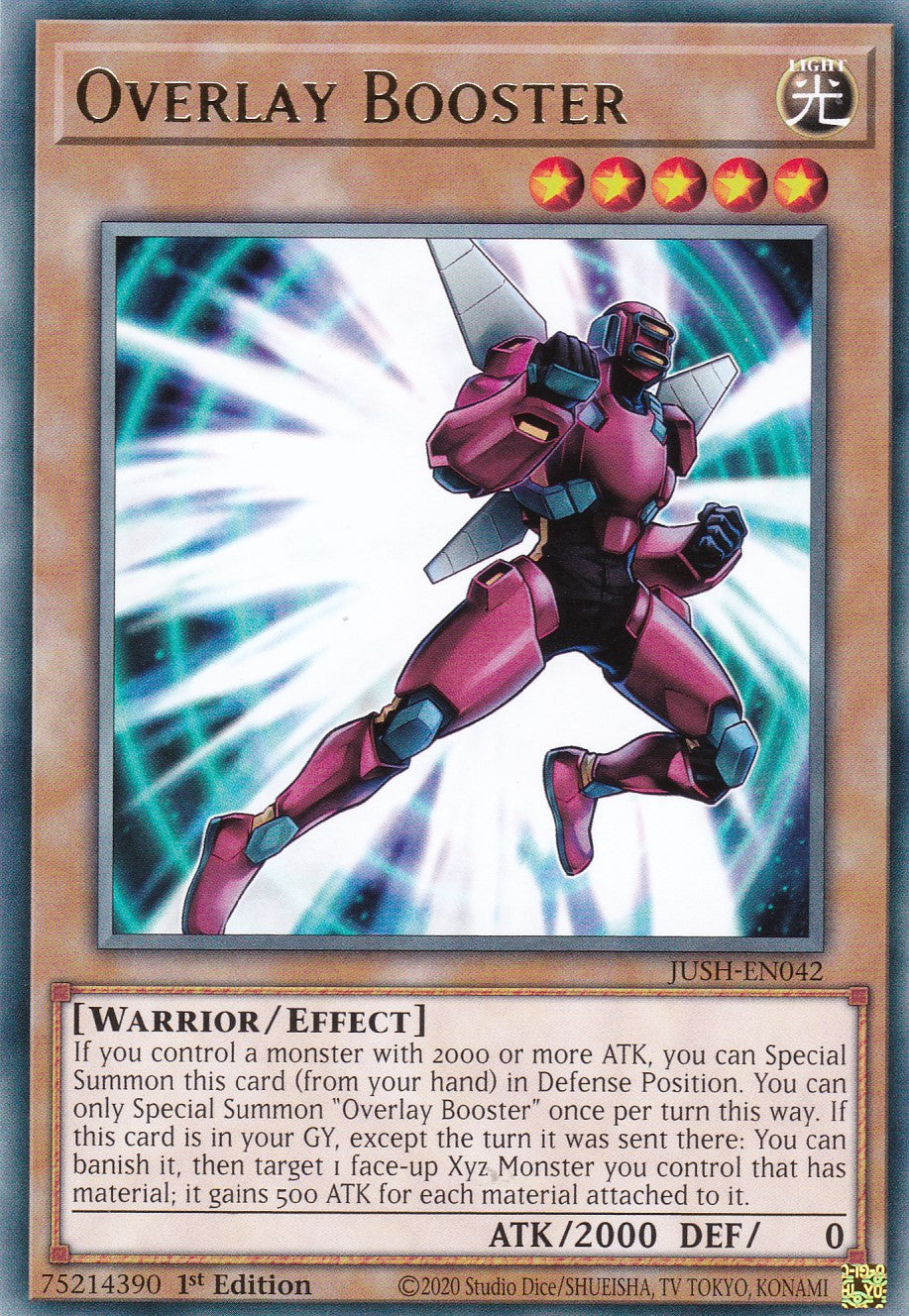 Overlay Booster - JUSH-EN042 - Rare - Englisch - 1. Auflage - Justice Hunters