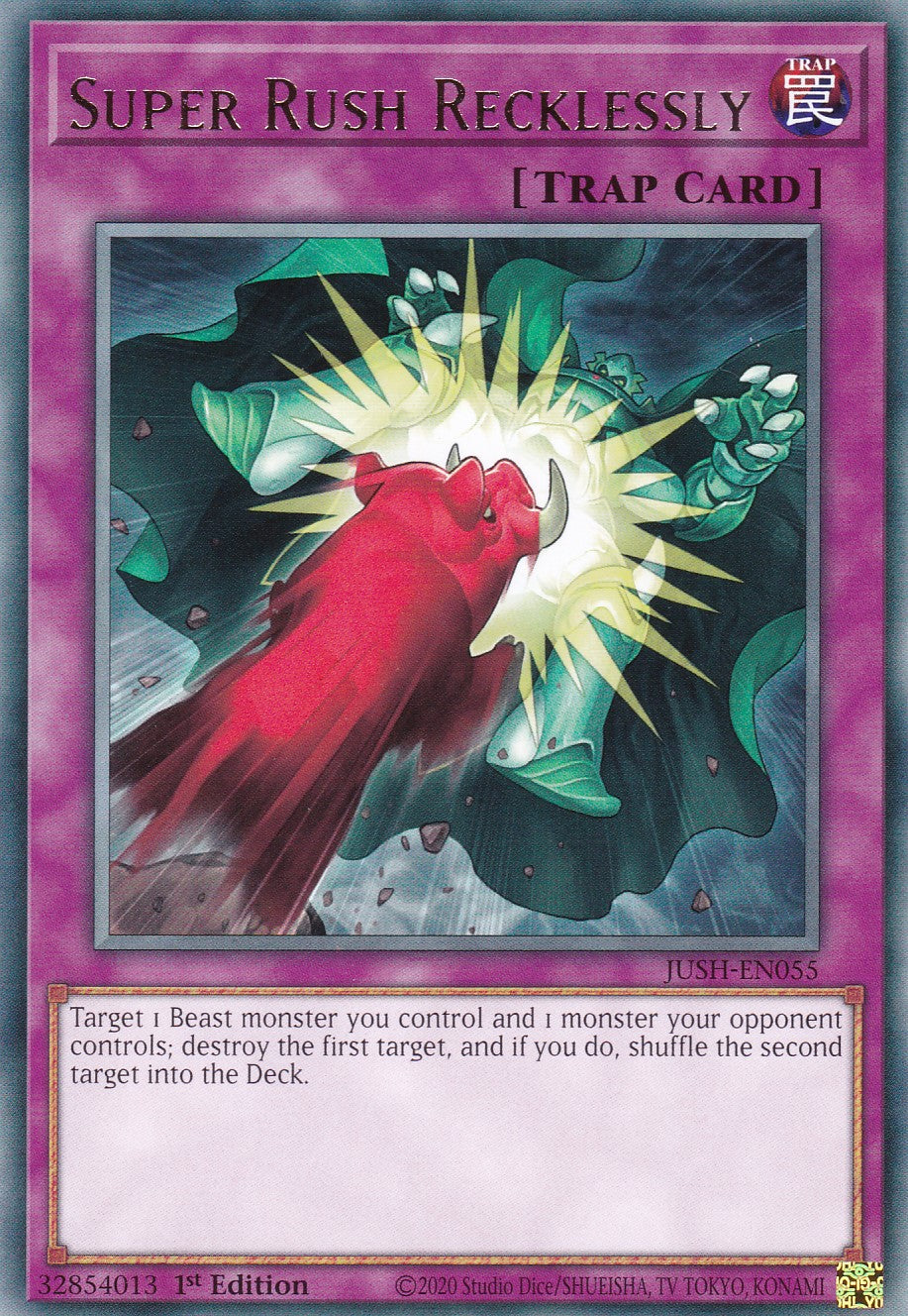 Super Rush Recklessly - JUSH-EN055 - Rare - Englisch - 1. Auflage - Justice Hunters